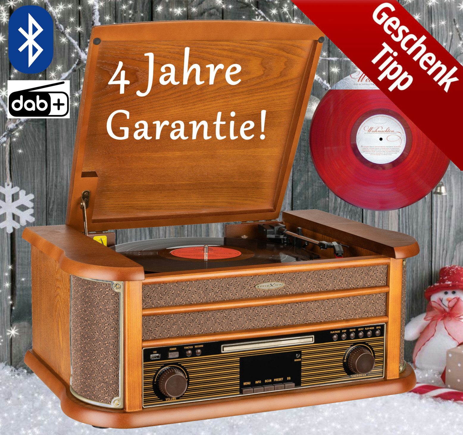 Reflexion HIF2002DAB Retro HiFi Anlage im