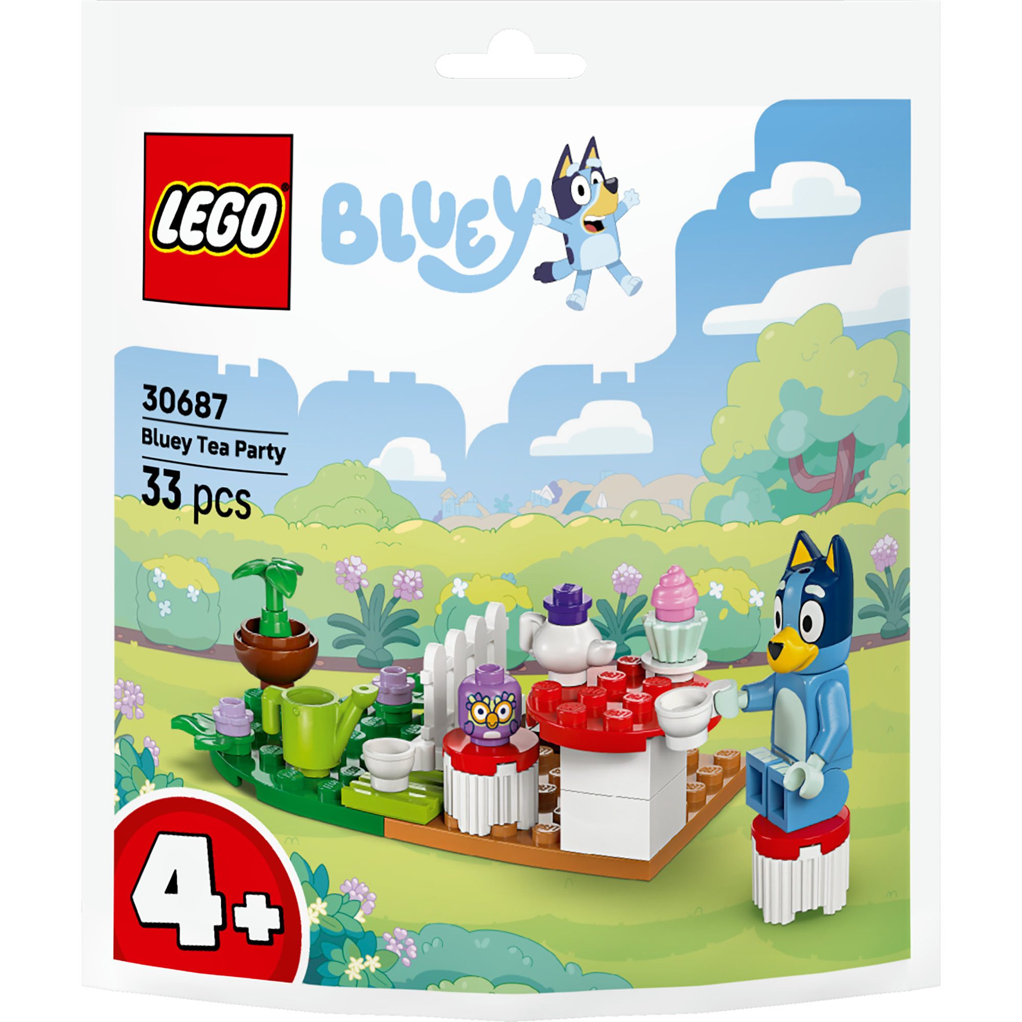 LEGO® LEGO Blueys Teeparty, Konstruktionsspielzeug, Spielbausteine