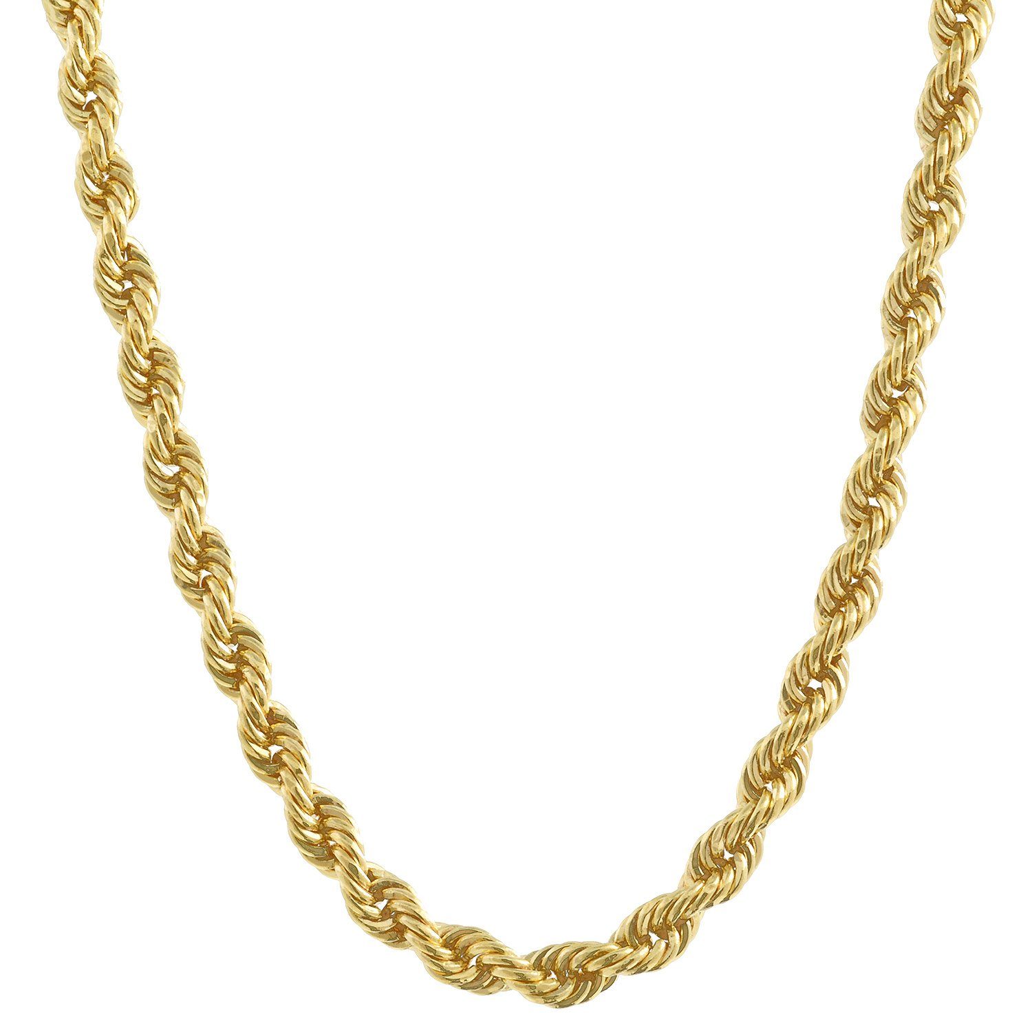 HOPLO Goldkette Goldkette Kordelkette Länge 45cm