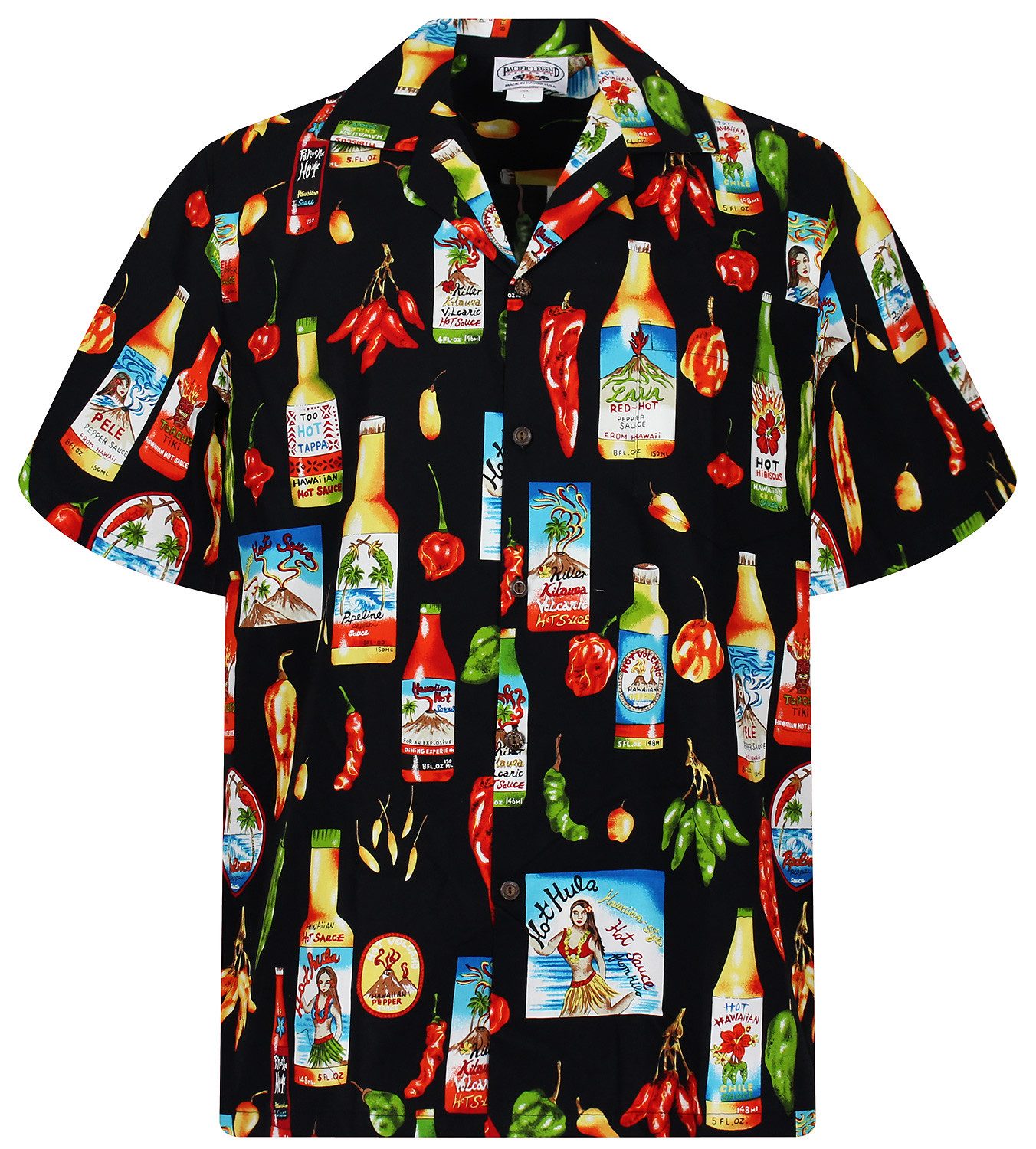 Pacific Legend Hawaiihemd Hot Chili Bier