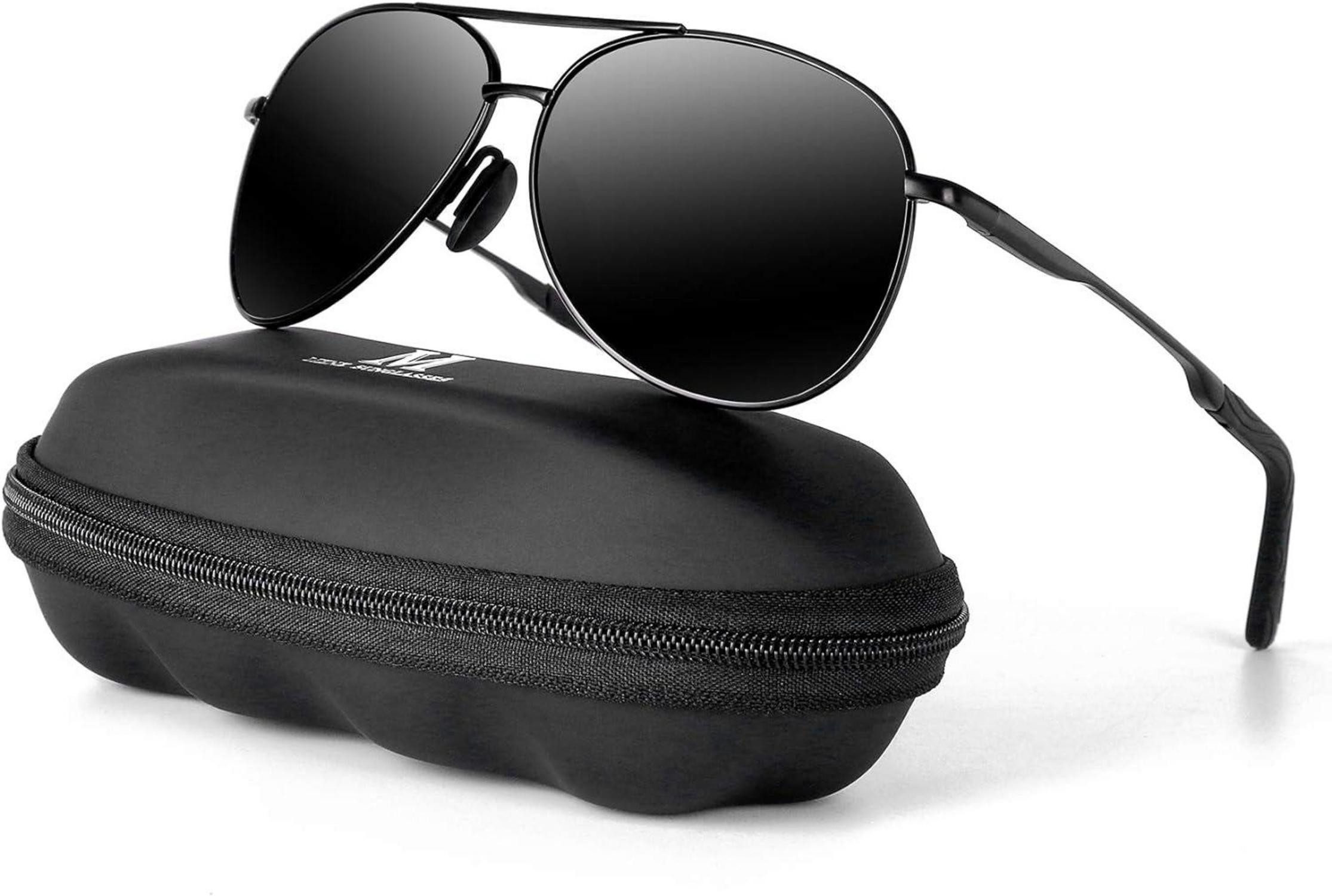 LuxusKollektion Sonnenbrille Sonnenbrille Herren Polarisiert Schwarz