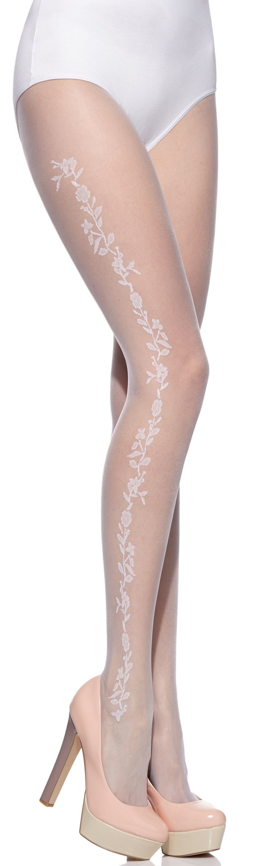 Merry Style Strumpfhose Damen Strumpfhose Hochzeitsstrumpfhose
