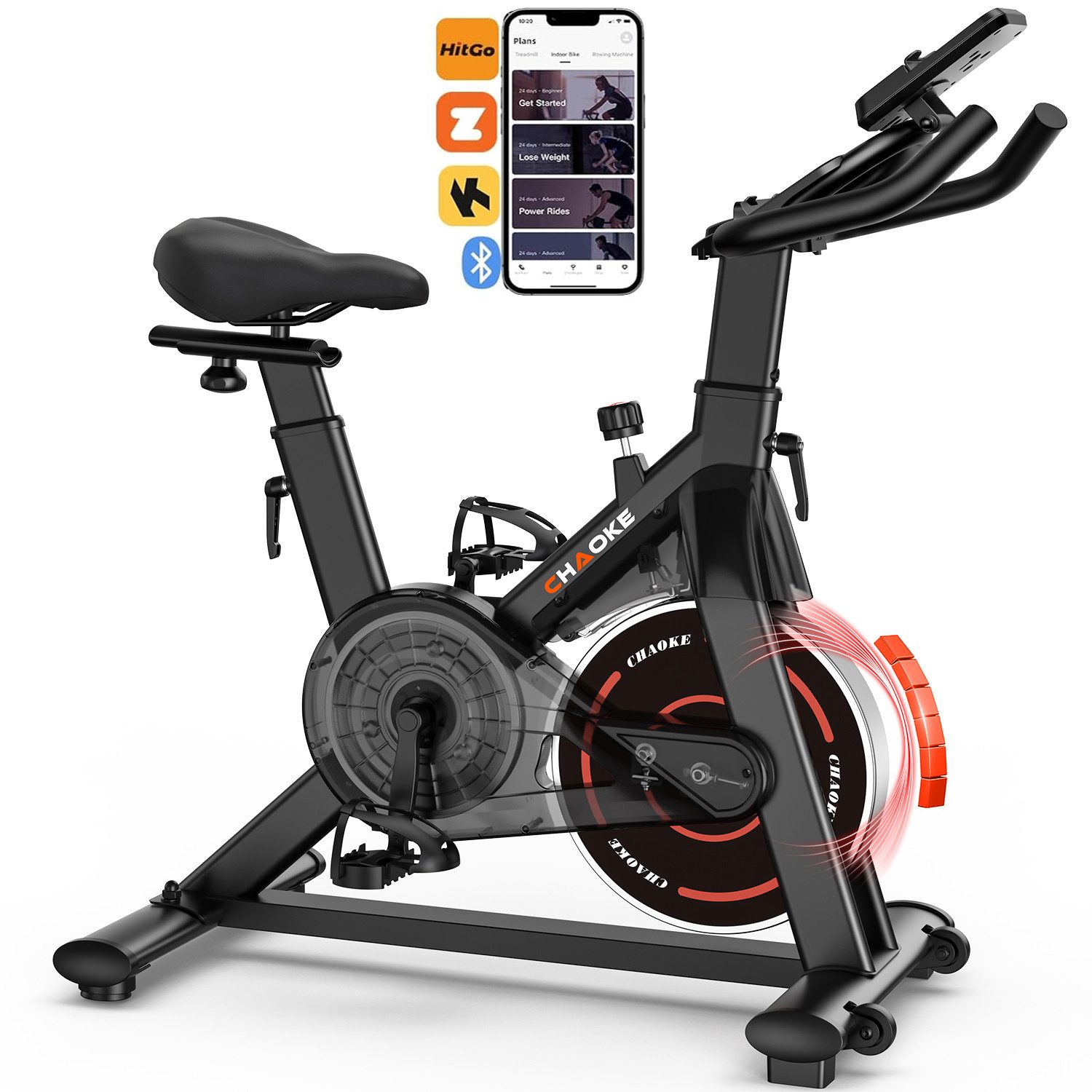 CHAOKE Heimtrainer Neues Upgrade Heimtrainer Fahrrad