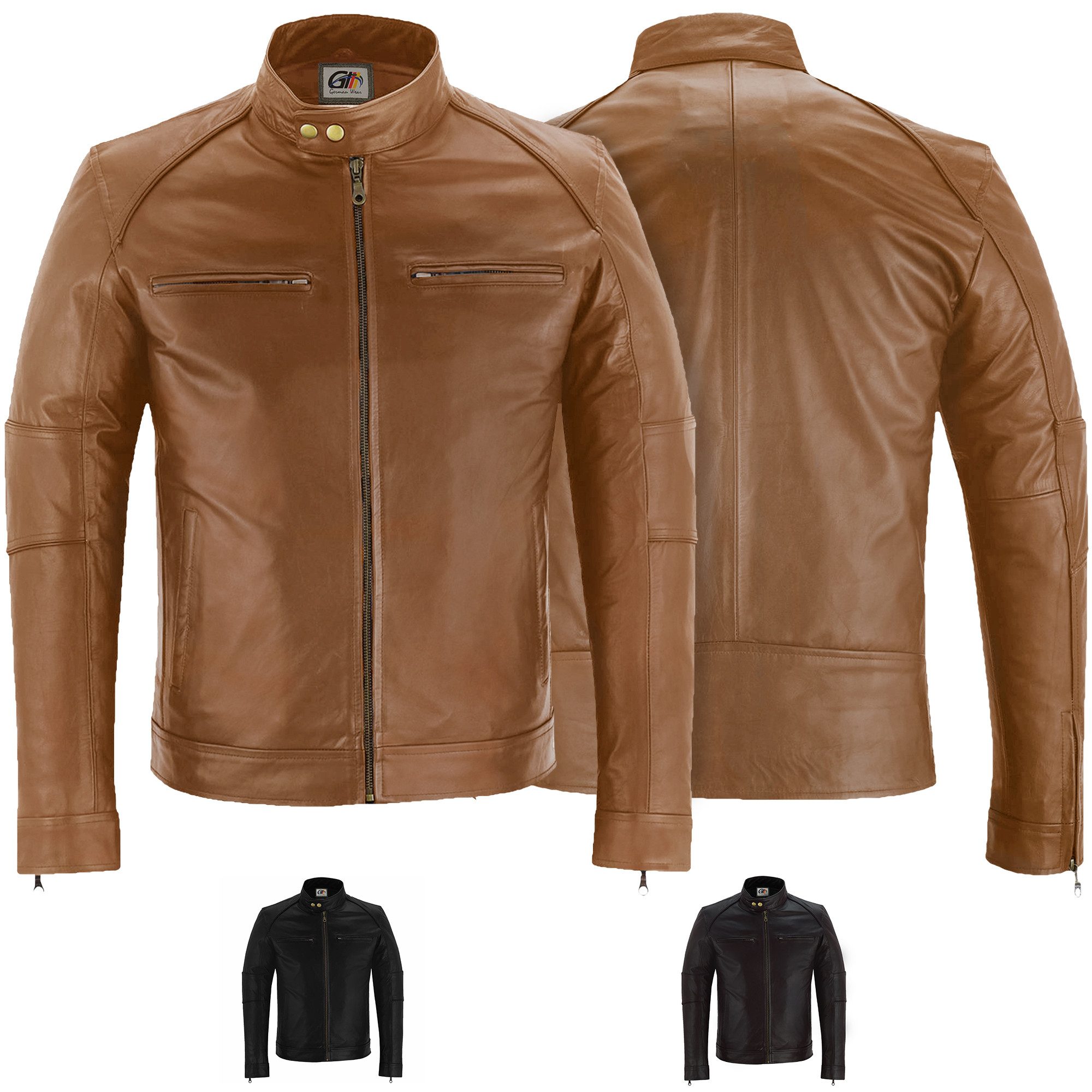 German Wear Lederjacke Trend502J Lederjacke Jacke