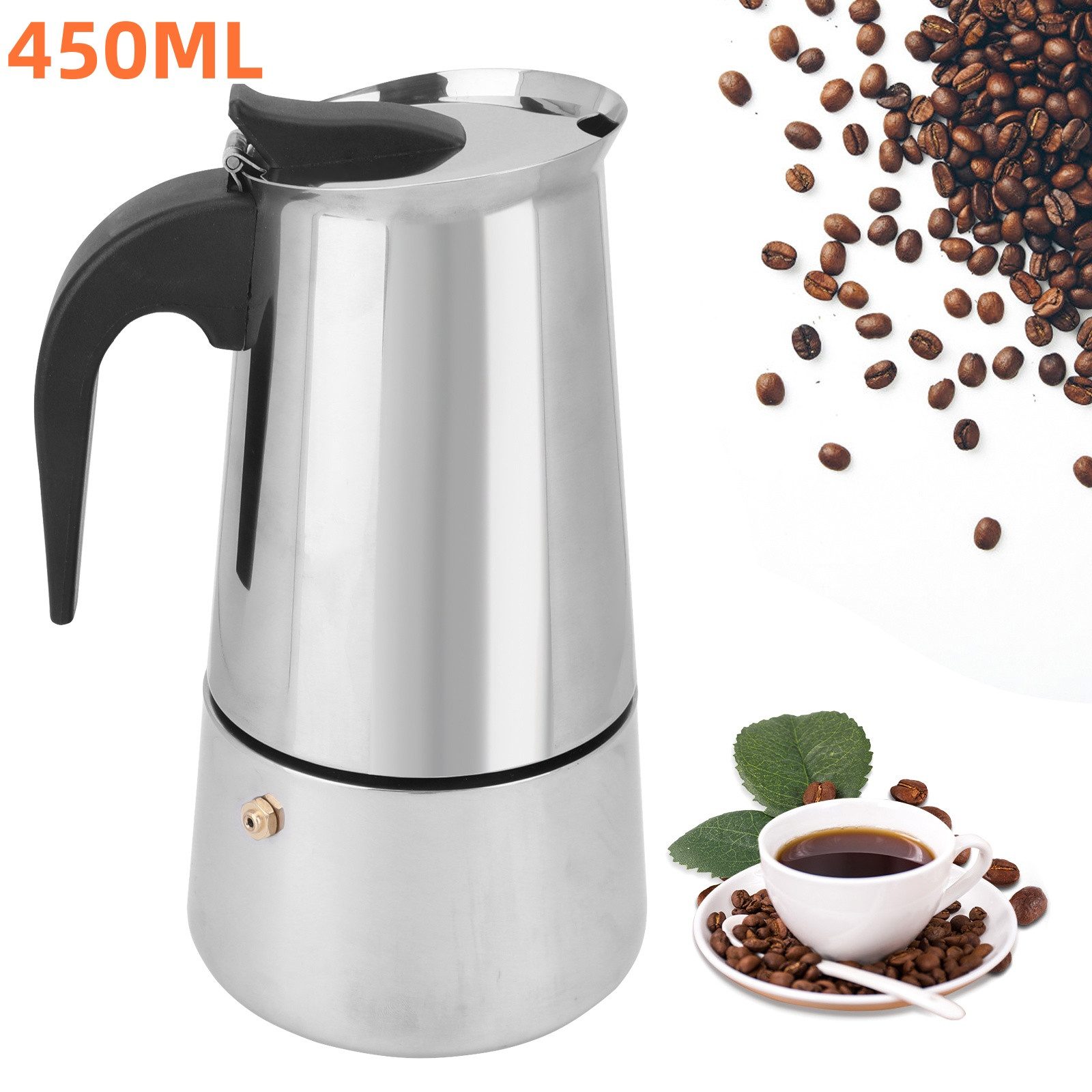 BlingBin Kaffeebereiter 6-12 Tassen Espressokocher Espressokanne