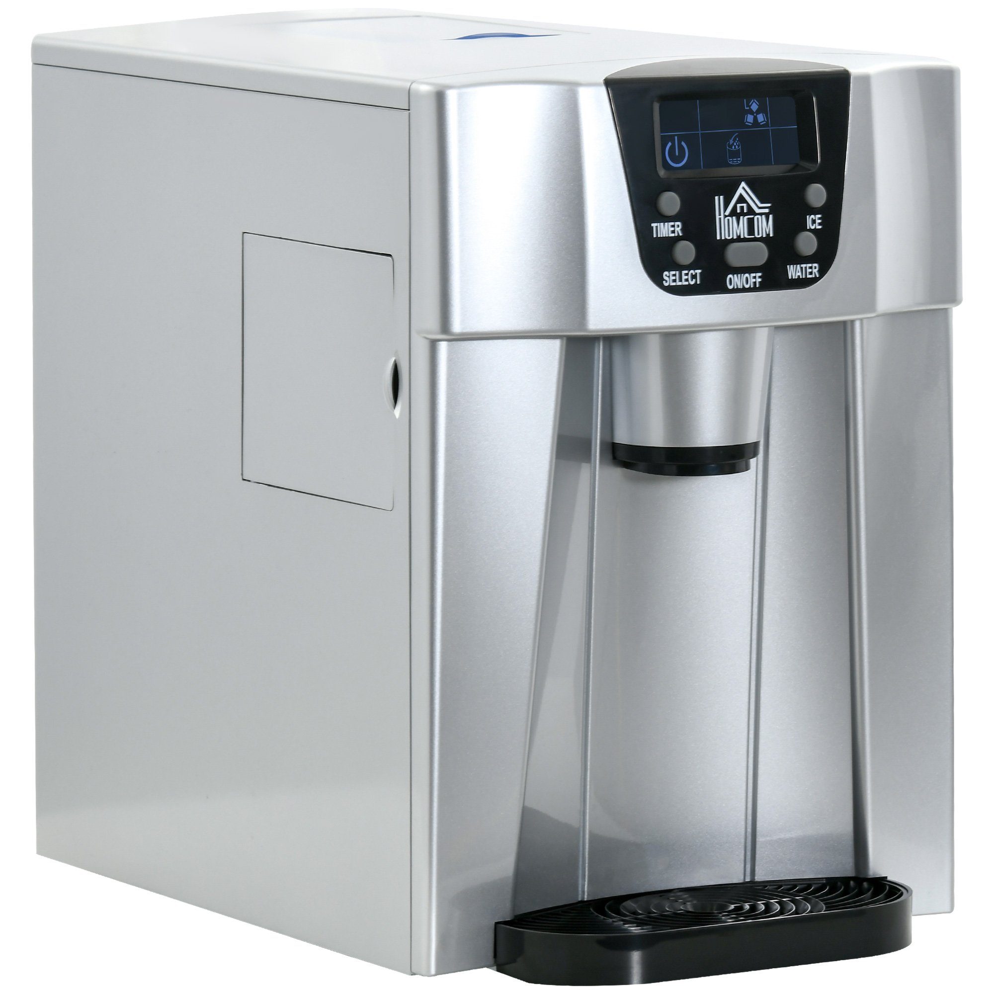HOMCOM Eiswürfelmaschine Eiswürfelbereiter 9 Würfel in