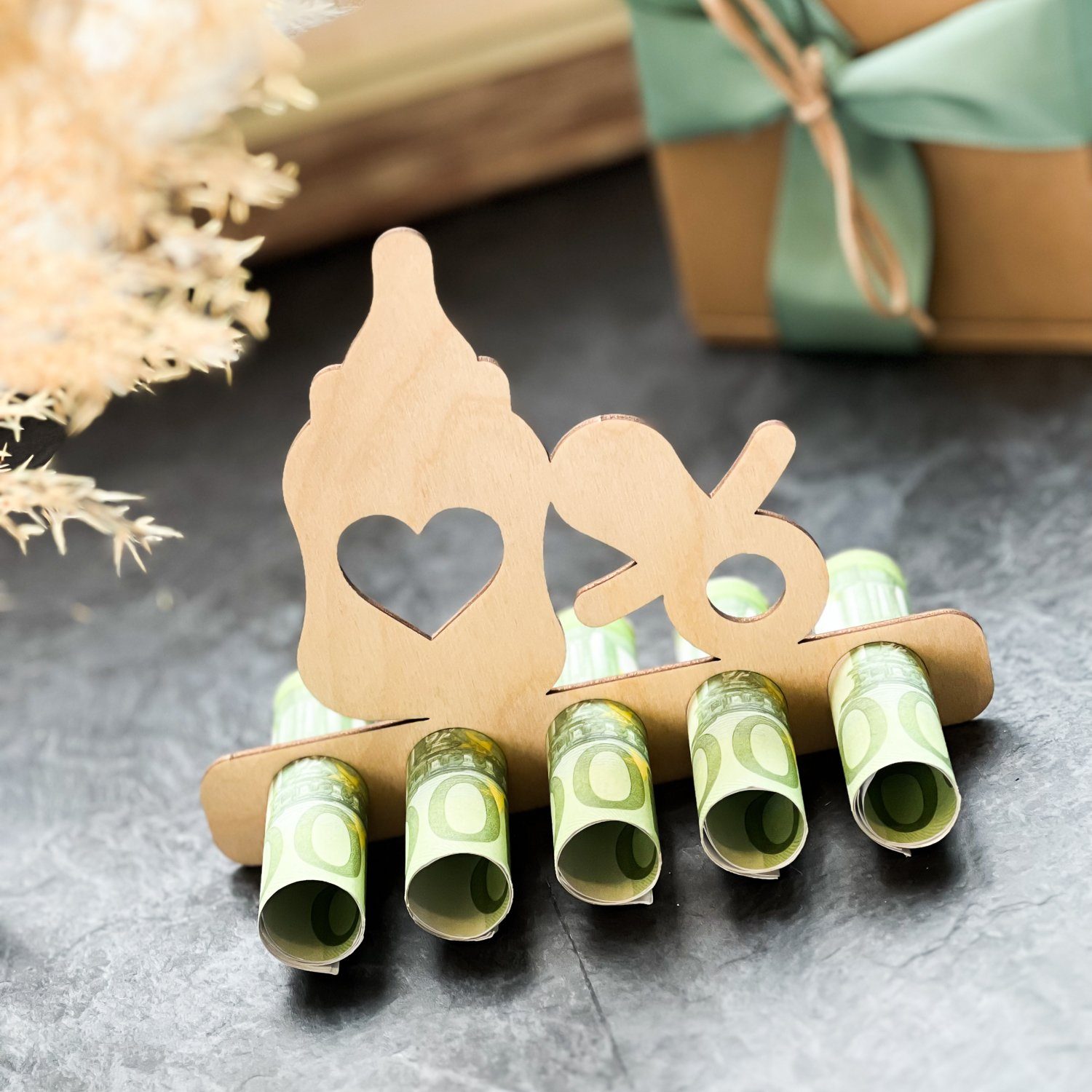 Spruchreif® Spardose Geldgeschenk Baby, Geschenke aus