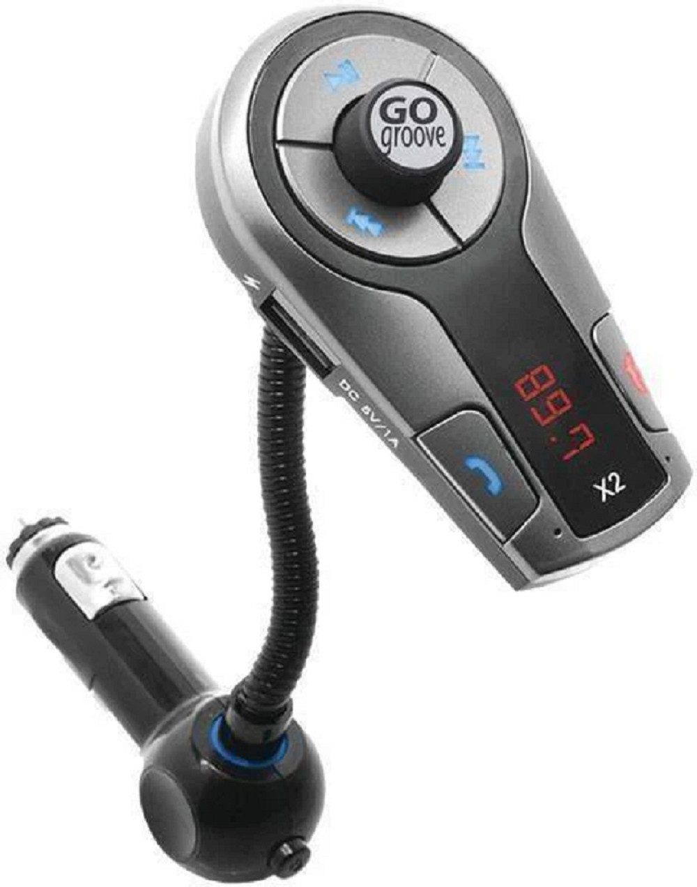 GOgroove Mini-Bluetooth-FM-Transmitter für Autoradio – Aufladen
