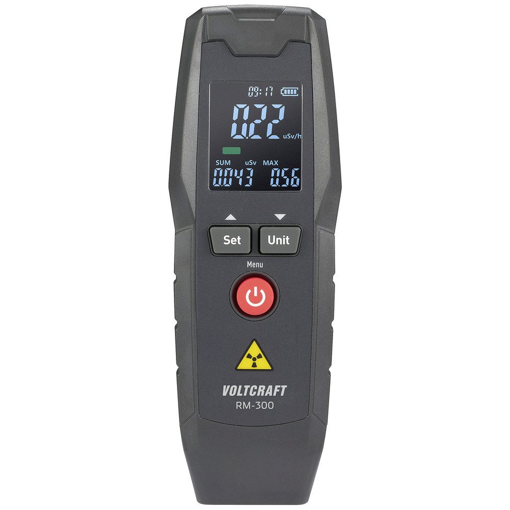 VOLTCRAFT Metalldetektor VOLTCRAFT RM-300 Geigerzähler Strahlung: