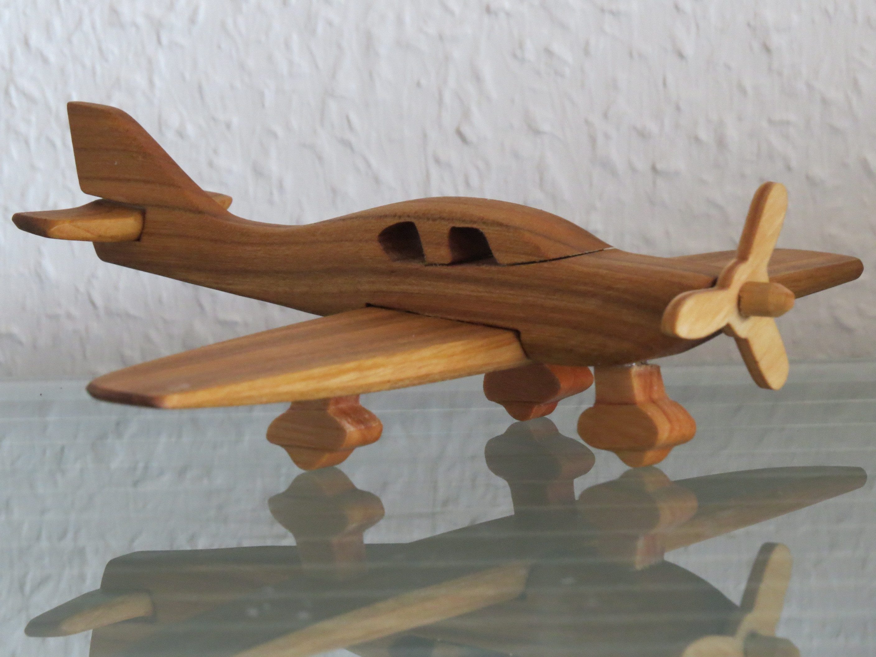 Holzprodukte Spielzeug-Flugzeug Flugzeug Flieger Privatjet Kleinflugzeug
