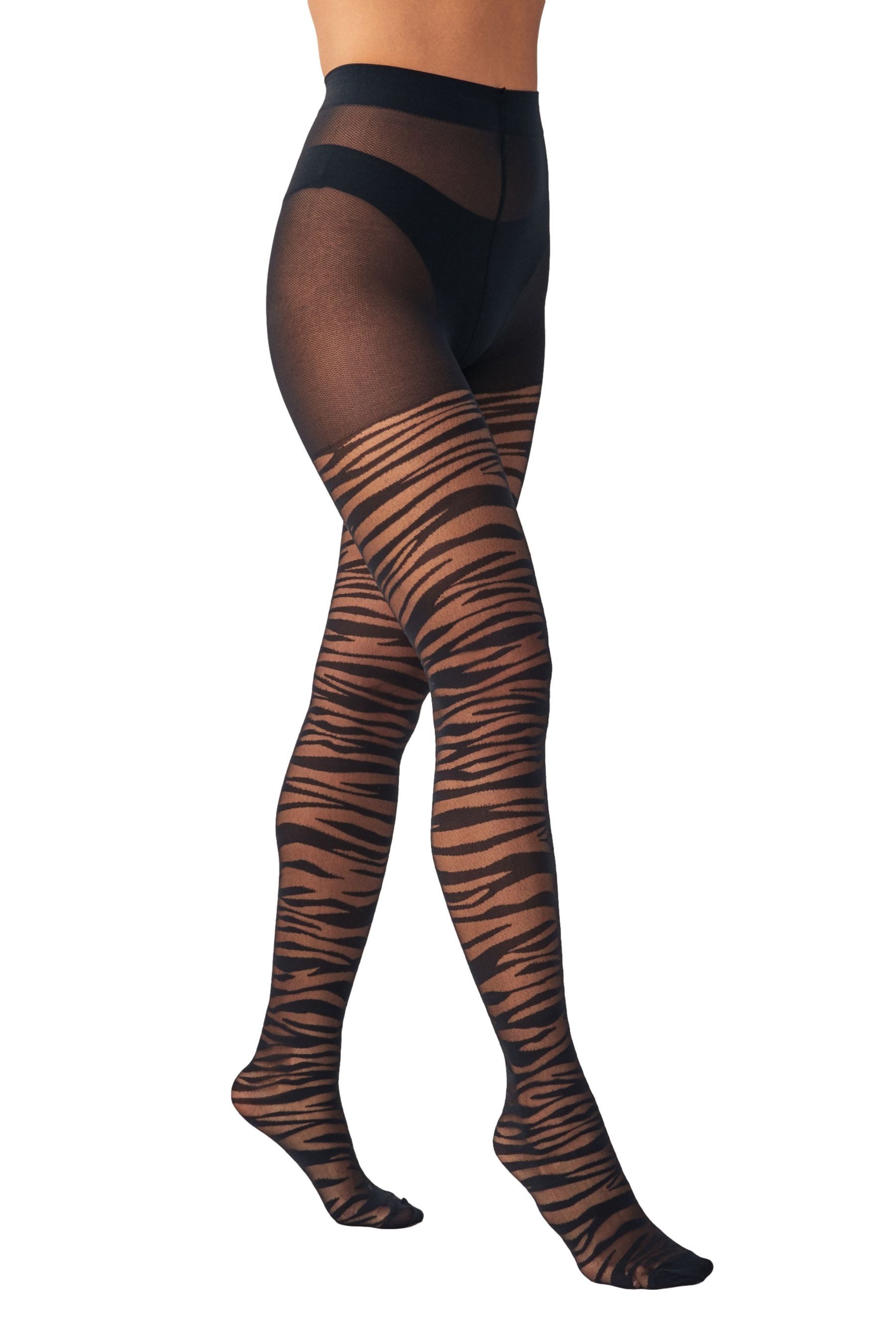 Next Strumpfhose Strumpfhose, Zebramuster (1 St)