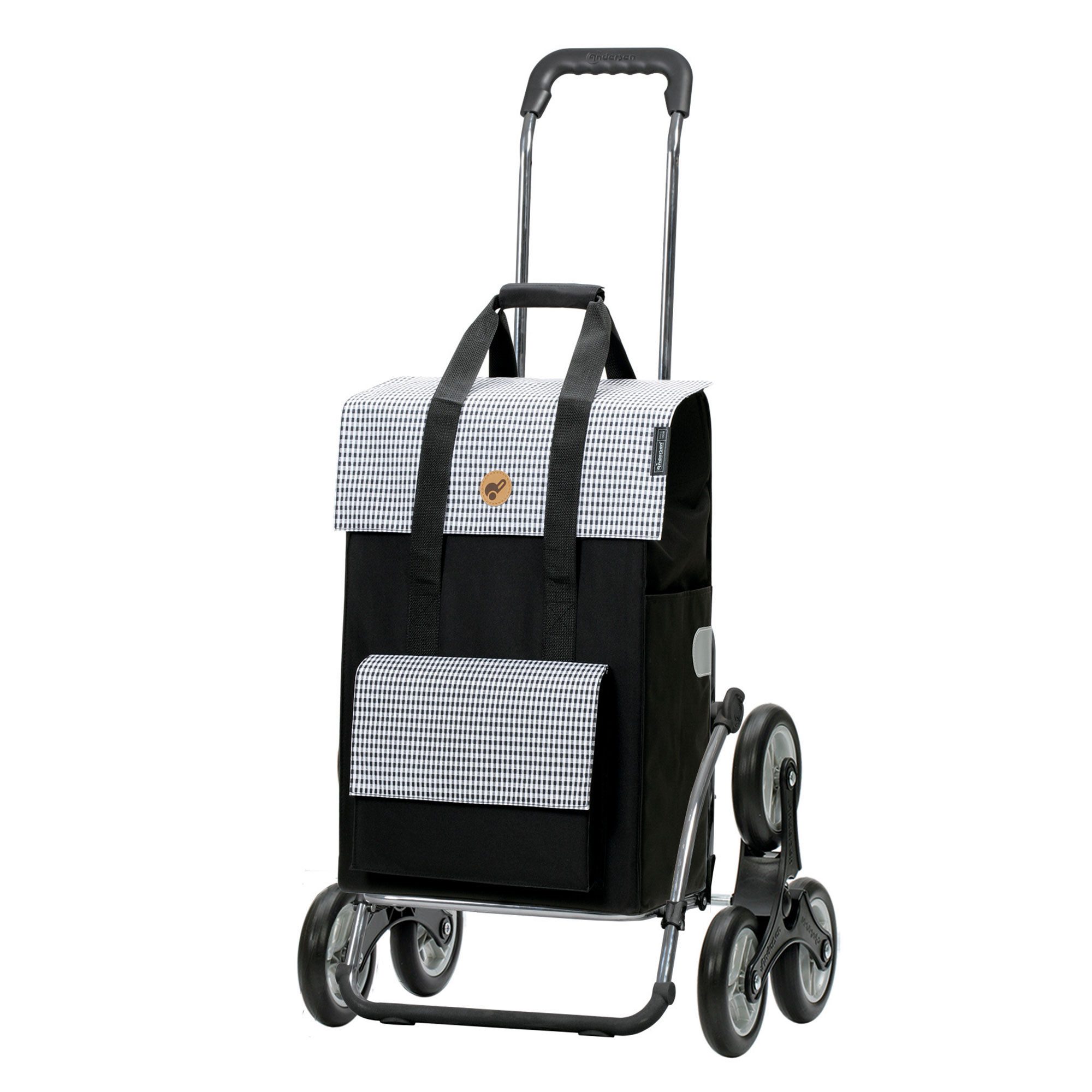Andersen Einkaufstrolley Treppensteiger Royal Sh.Steel Milla