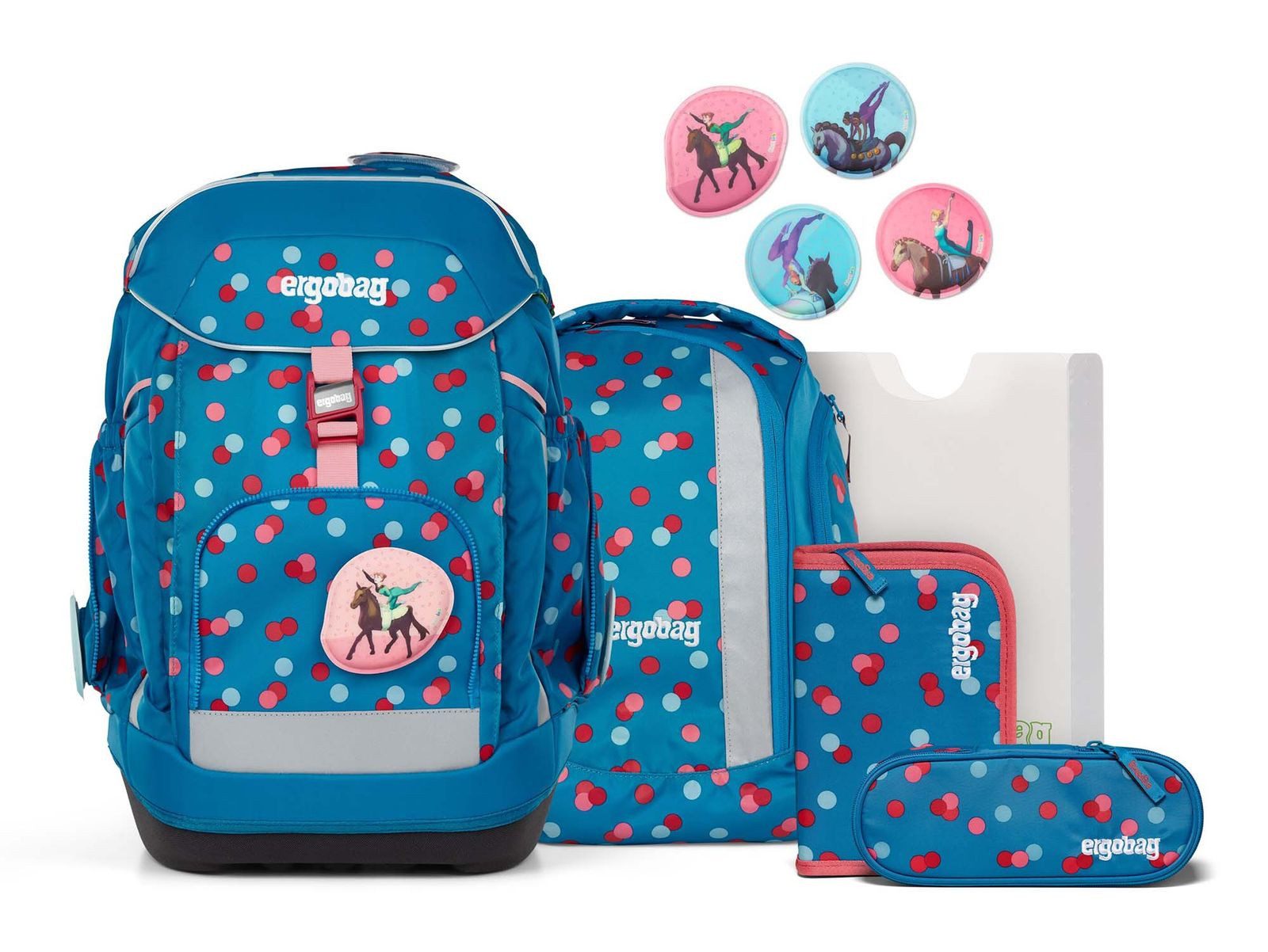 ergobag Schulranzen Maxi-Set 6-teilig (Set, 5-tlg)
