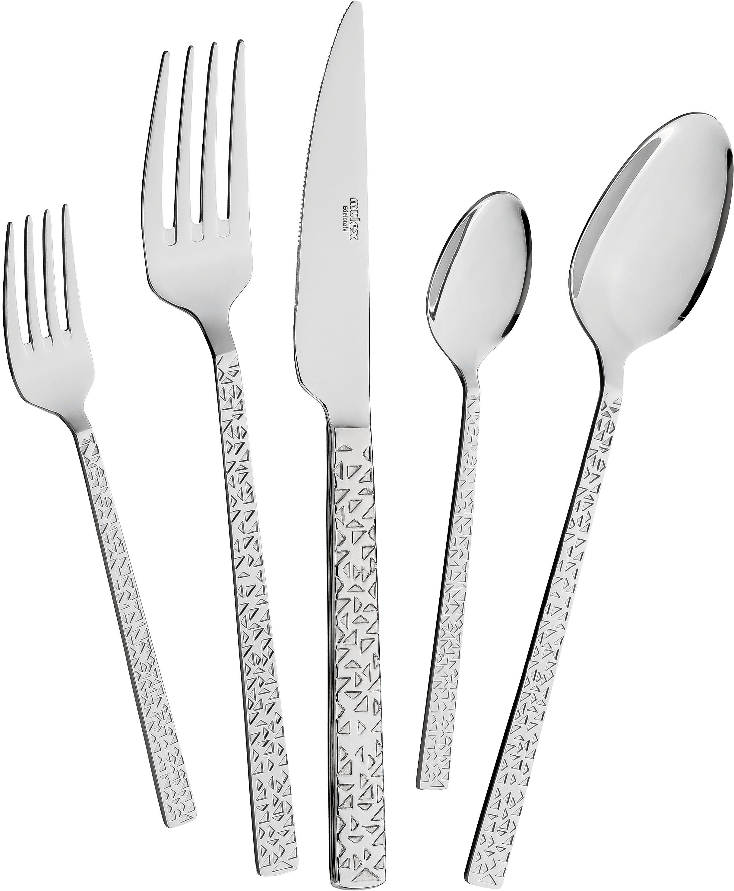 Mulex Besteck-Set Besteck Siena, mit feiner