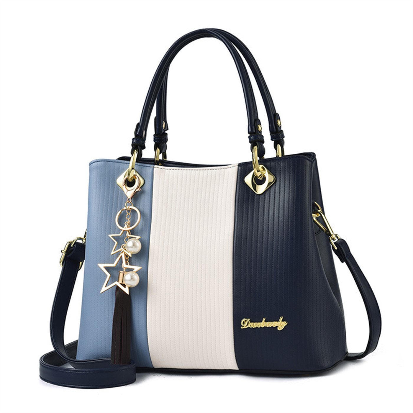 autolock Handtasche Damen Handtasche,Stylish Verstellbarer Tote