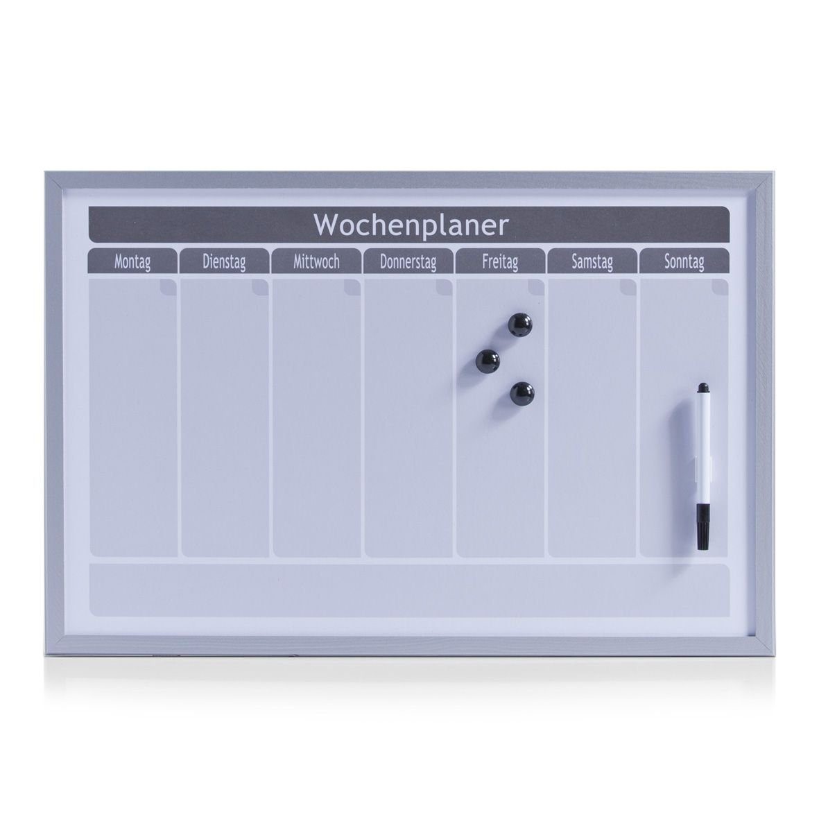 Zeller Present Magnettafel zeller Wochenplaner BIANCO
