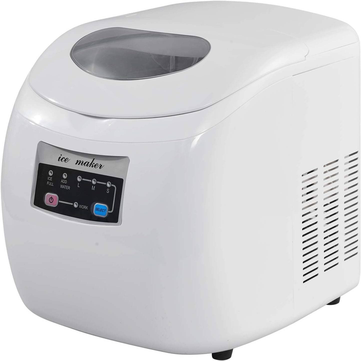 Woltu Eiswürfelmaschine, 2,8 Liter Wassertank, Selbstreinigungsfunktion