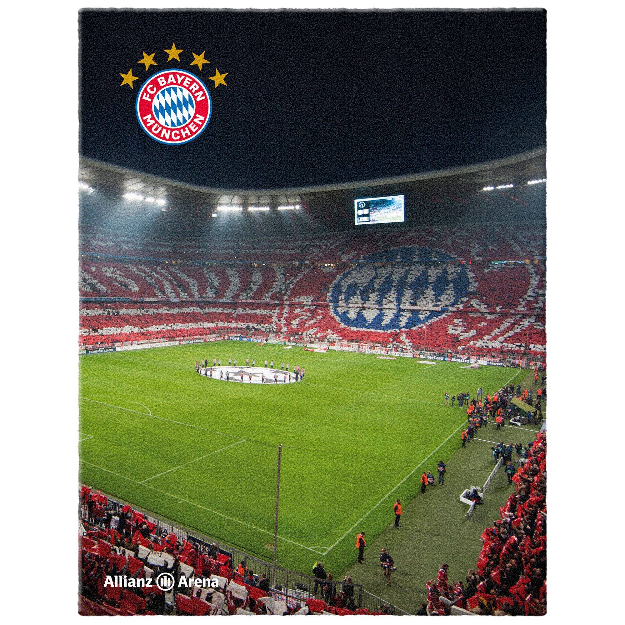 BERONAGE Kinderteppich FC Bayern München Teppich
