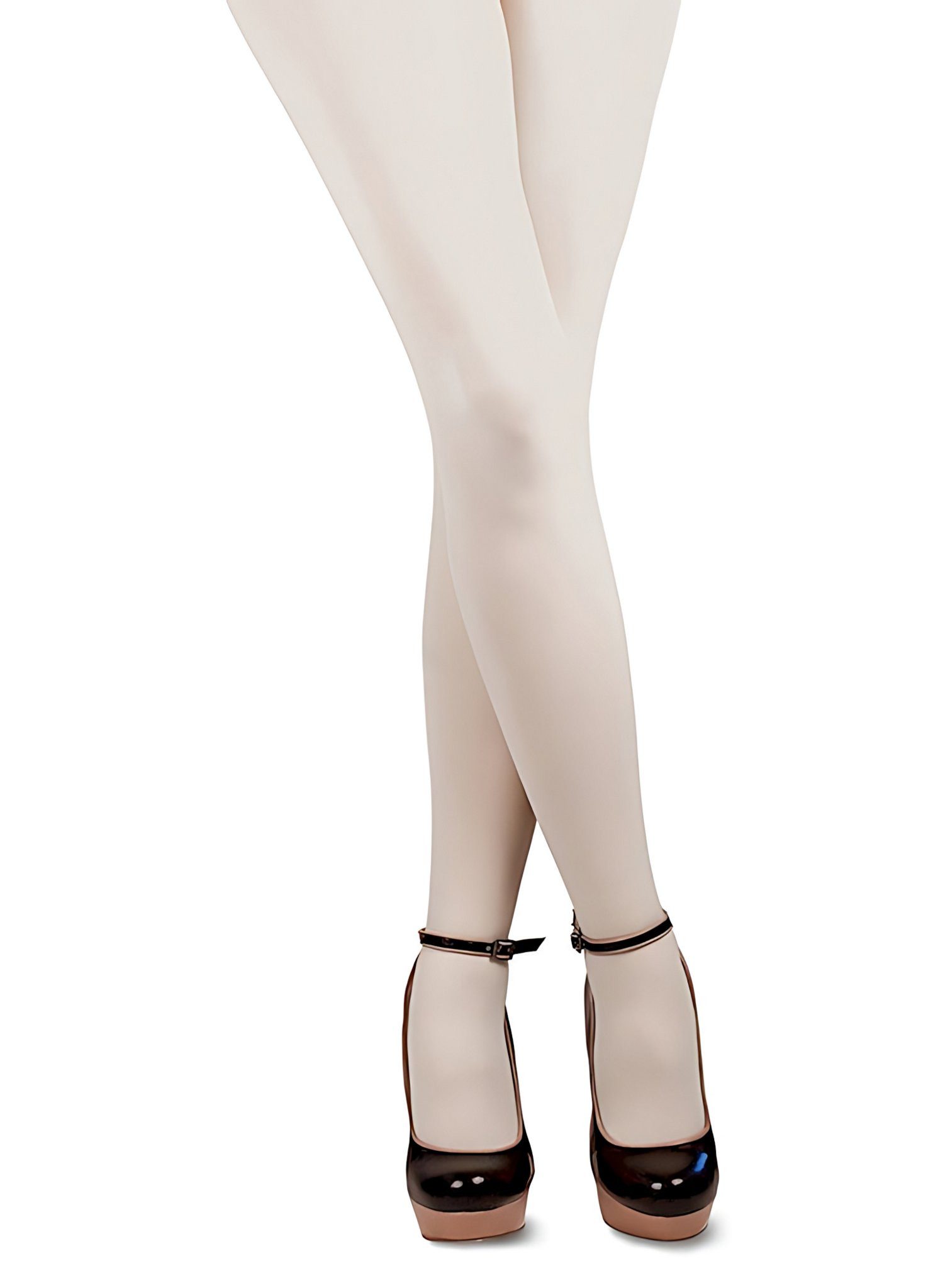 thetru Strumpfhose Blickdichte Strumpfhose weiß (1