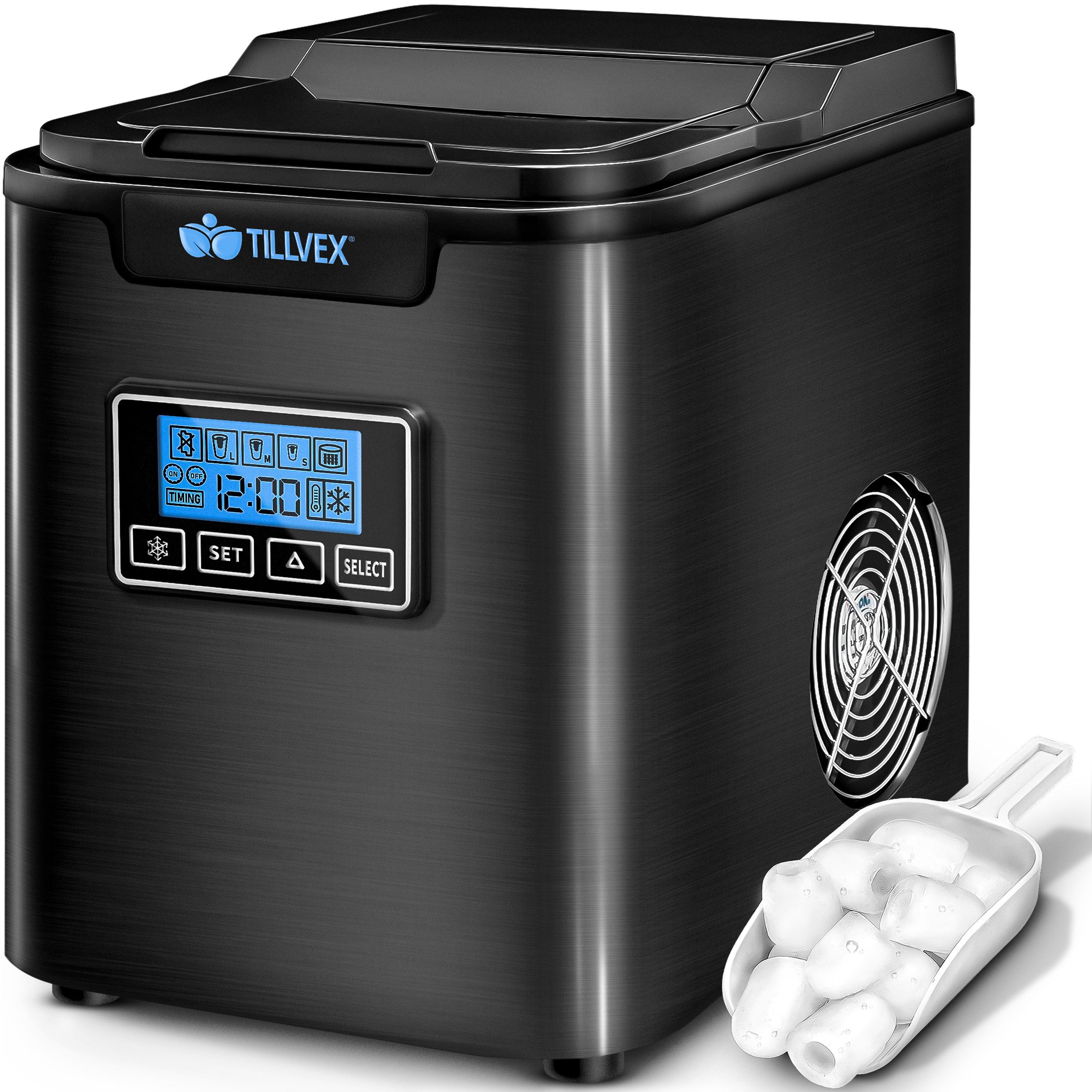 tillvex Eiswürfelmaschine Ice Maker 12 kg