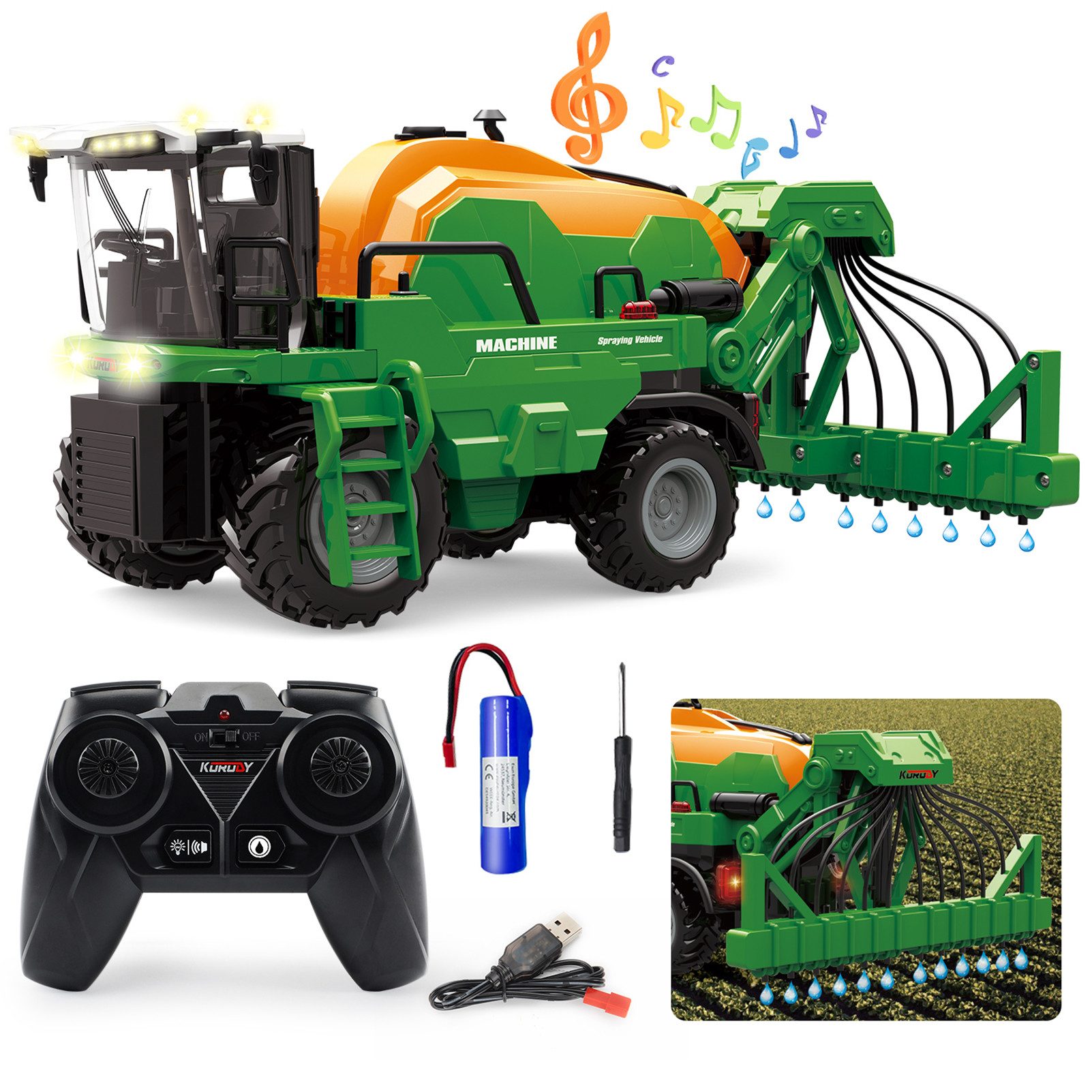 Esun RC-Traktor Ferngesteuerter Traktor Ferngesteuert, Traktor