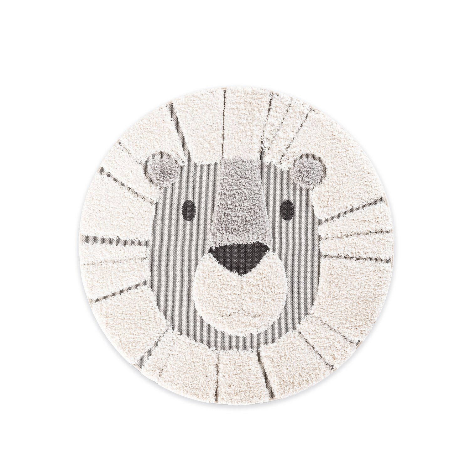 DomDeco Kinderteppich Kinderteppich Rund, Flachgewebe und