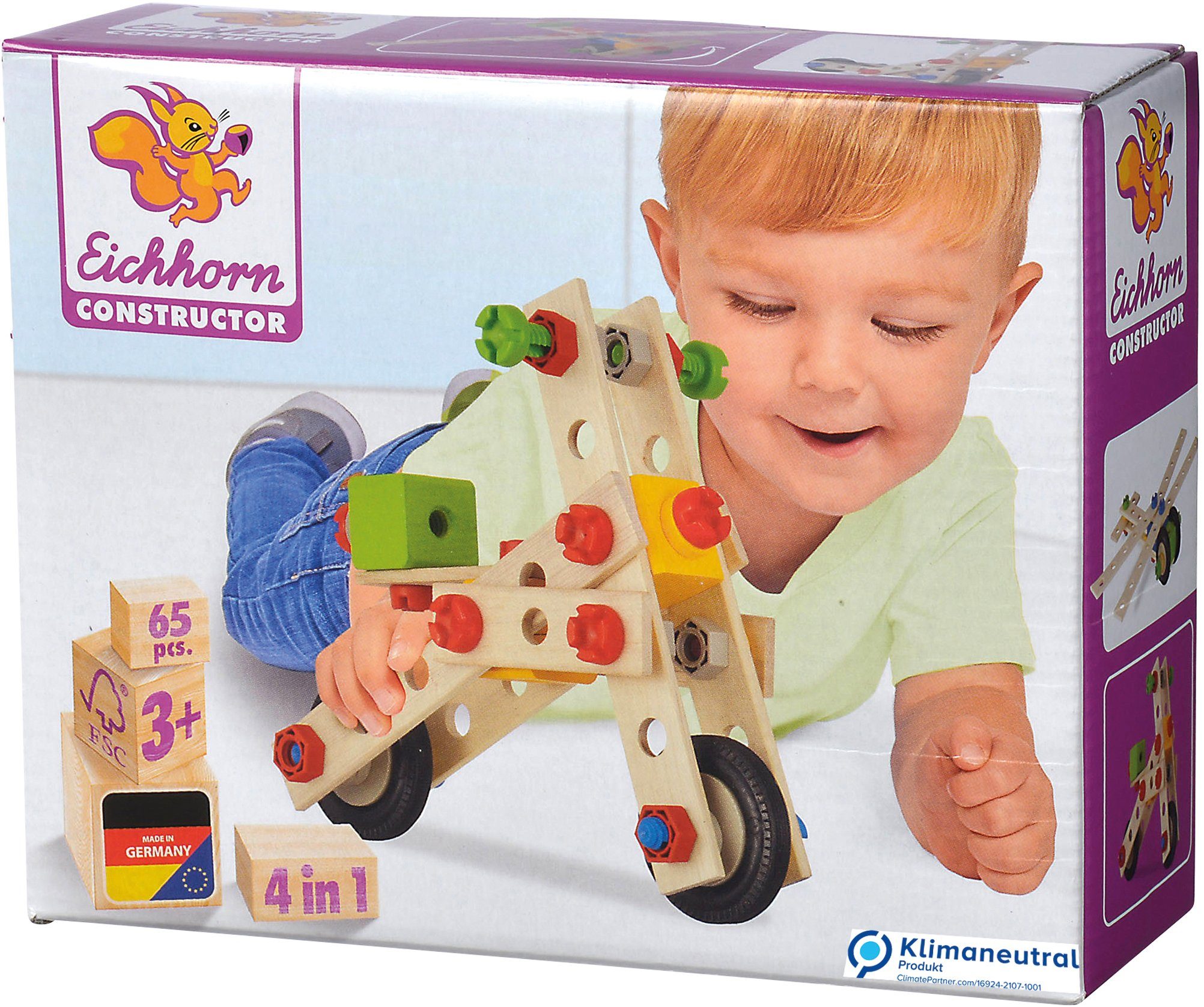Eichhorn Constructor Motorroller Konstruktionsspielsteine, (65 St),