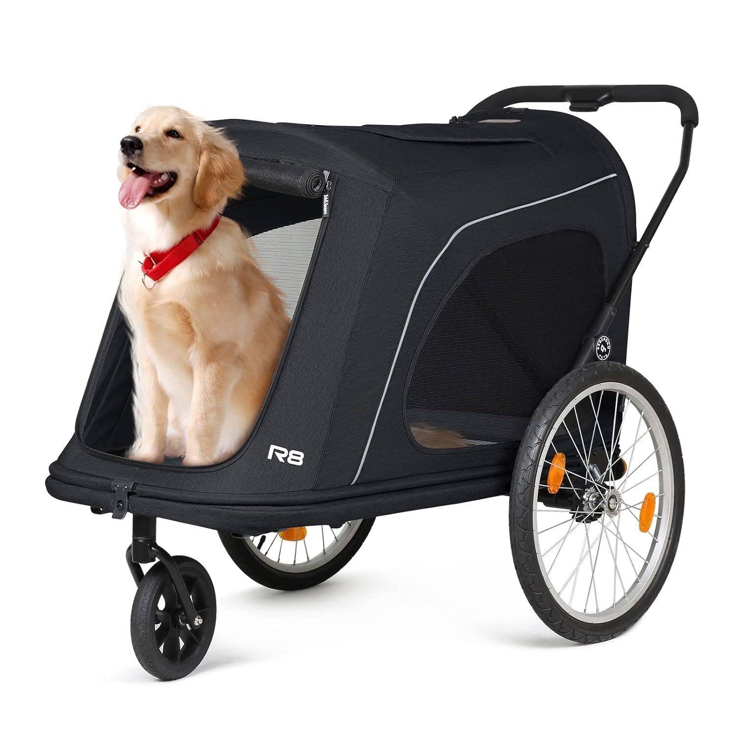 beberoad Hundebuggy Fahrradanhänger & Hundebuggy 2-in-1
