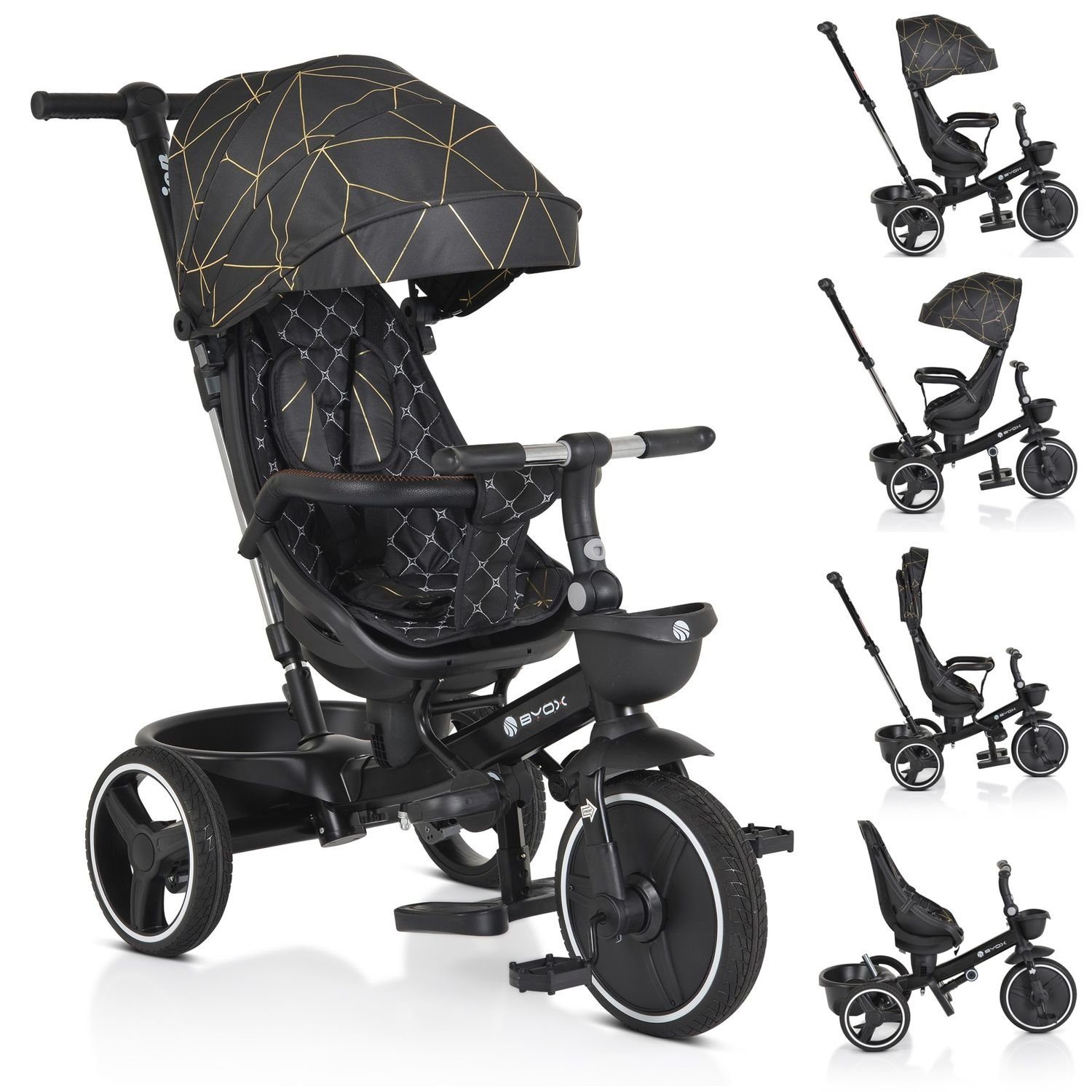 Byox Dreirad Dreirad Tricycle Fusion, verstellbar