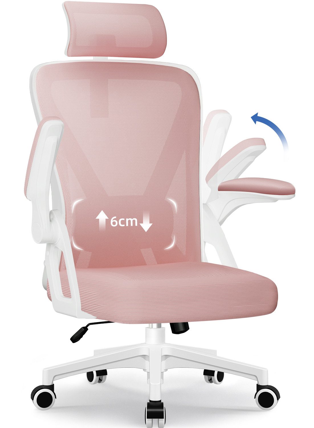 Homimaster Bürostuhl Ergonomischer Bürostuhl, Schreibtischstuhl mit