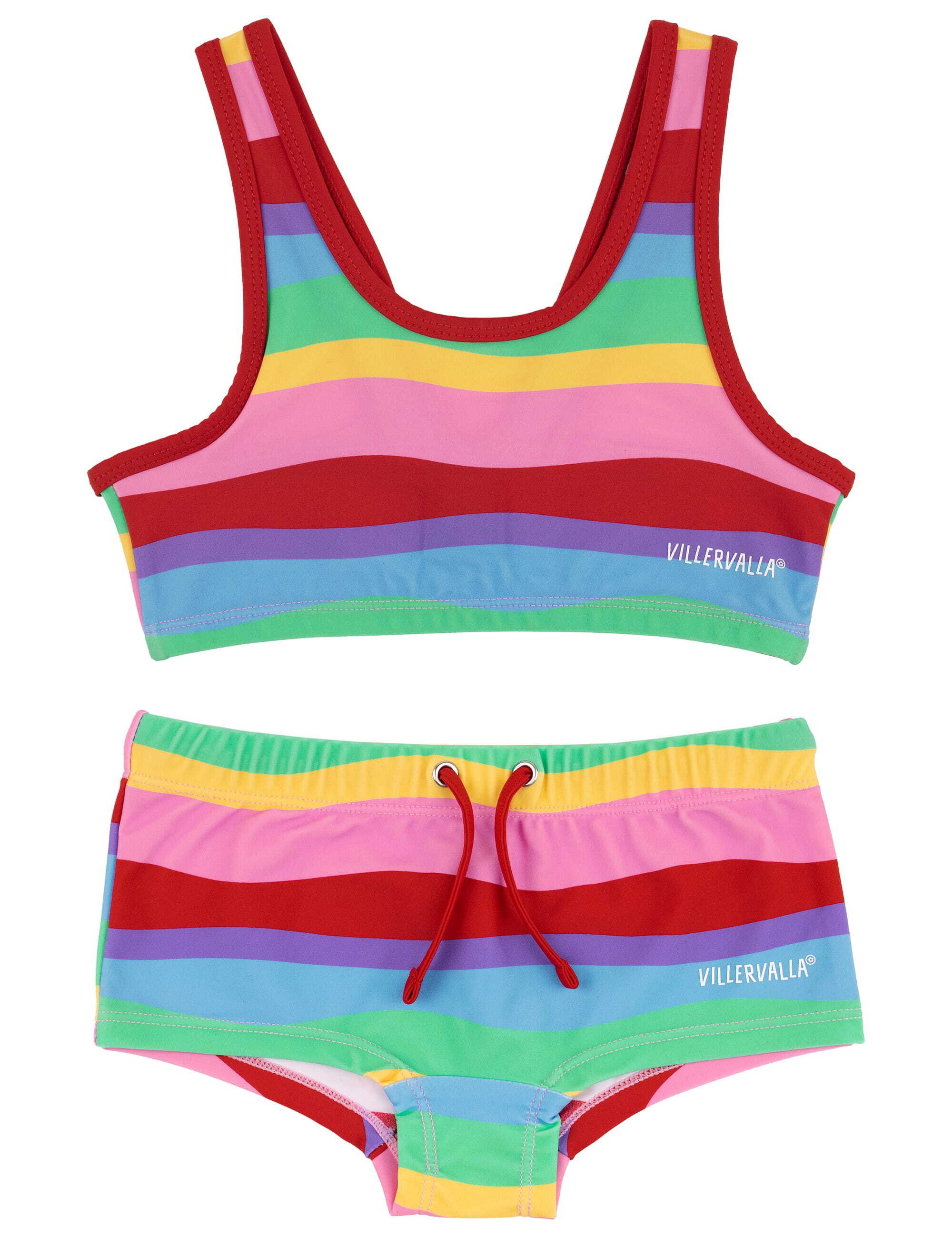 Villervalla Bustier-Bikini Bikini Streifen (Bikini, 2-St)