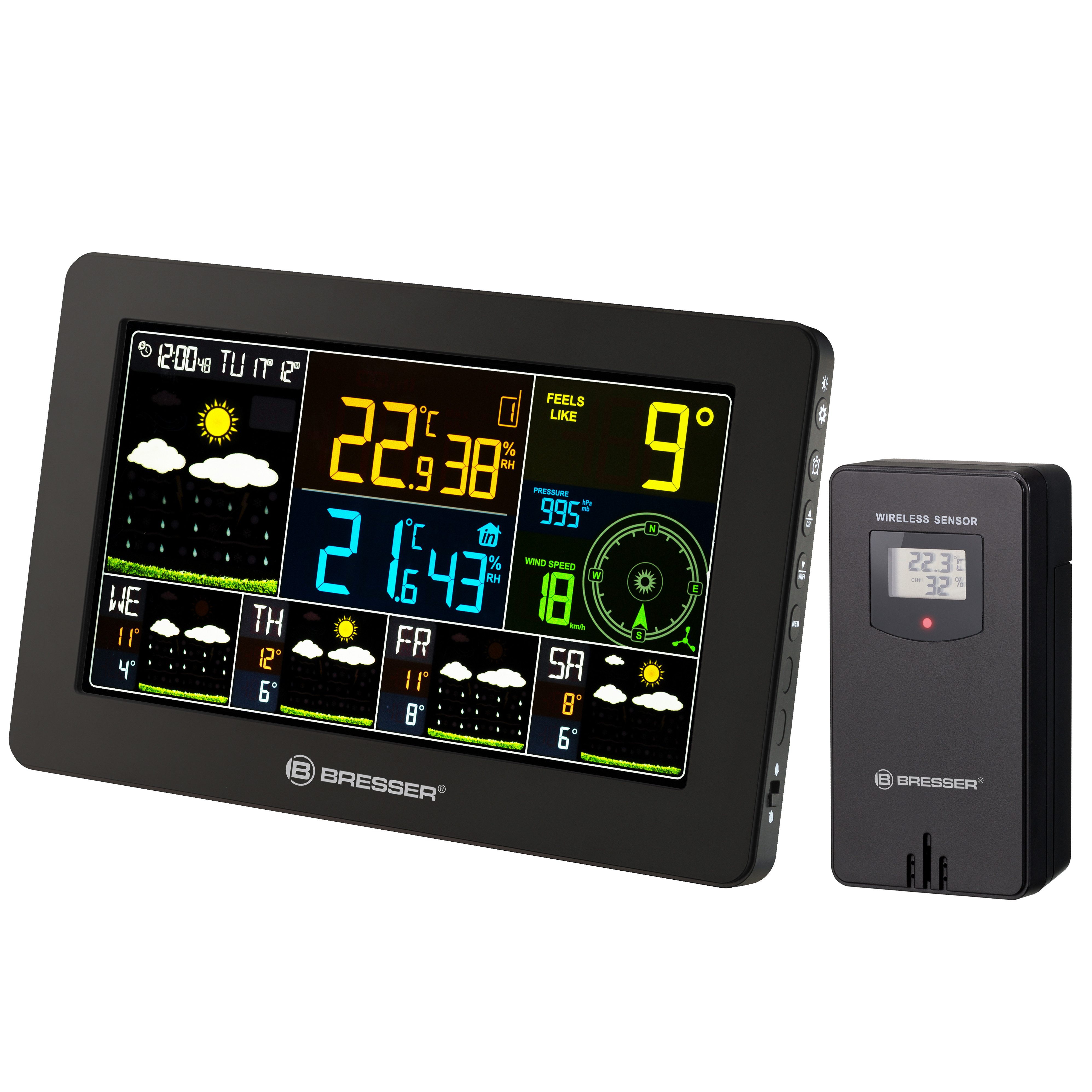 BRESSER BRESSER WLAN 4CAST Vorhersage Funkwetterstation