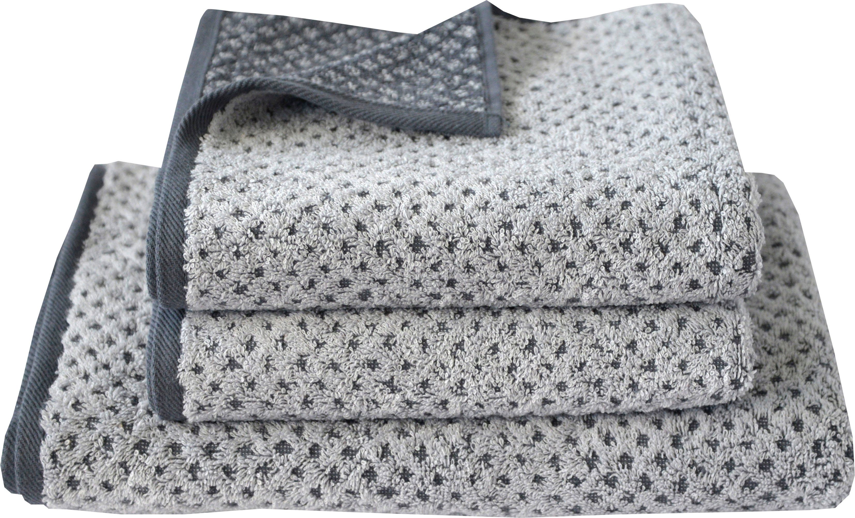 Dyckhoff Handtuch Set Golden Shades Rhombus,