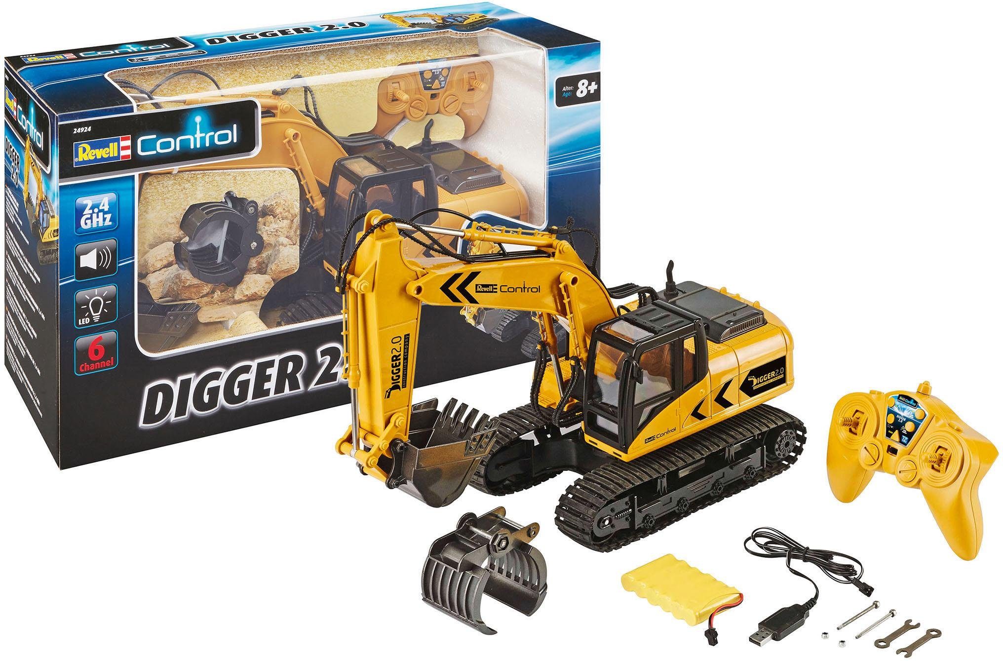 Revell® RC-Bagger Revell® control, RC Raupenbagger,