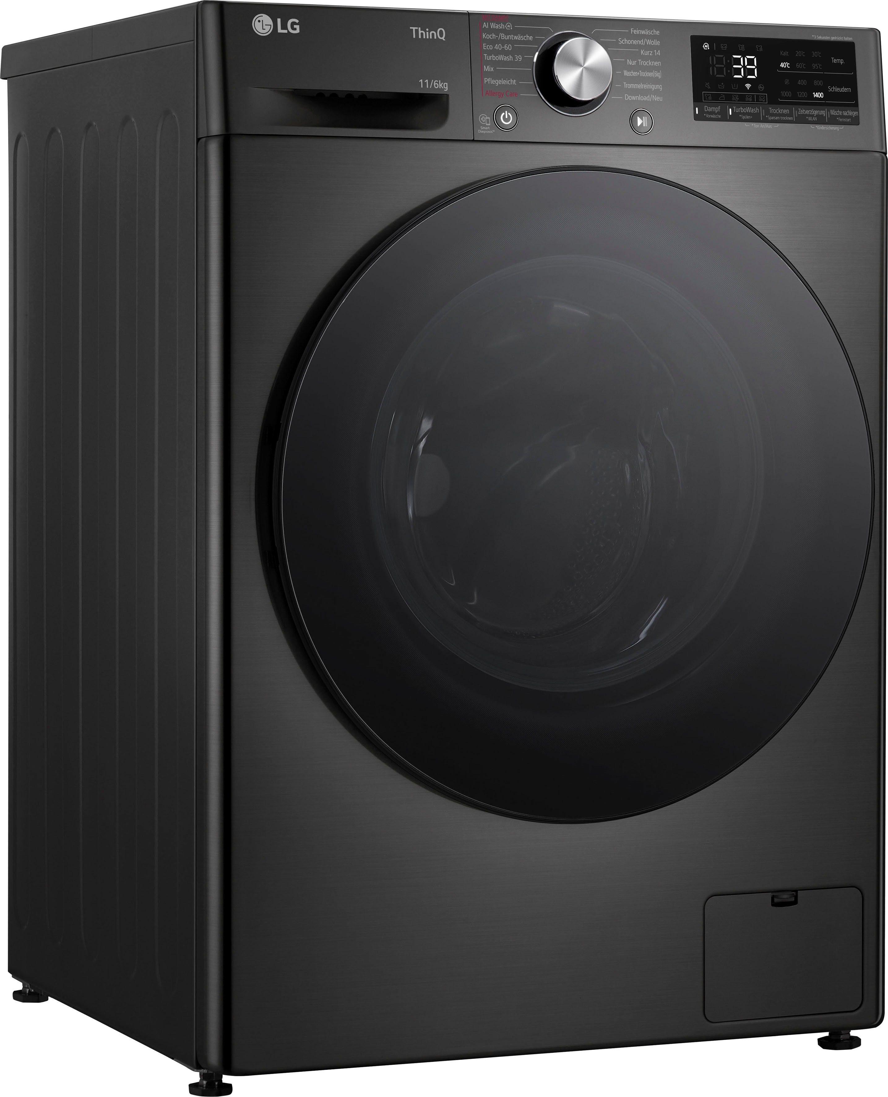 LG Waschtrockner Serie 7 W4WR70E6YB, 11