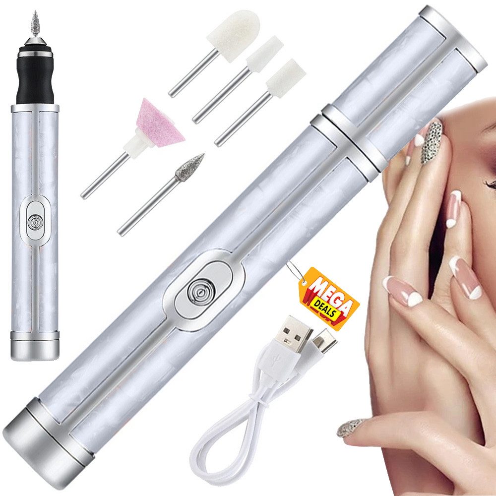MEGADEALS Nagelpflege-Set Nagelfräser Maniküre Pediküre Fräser