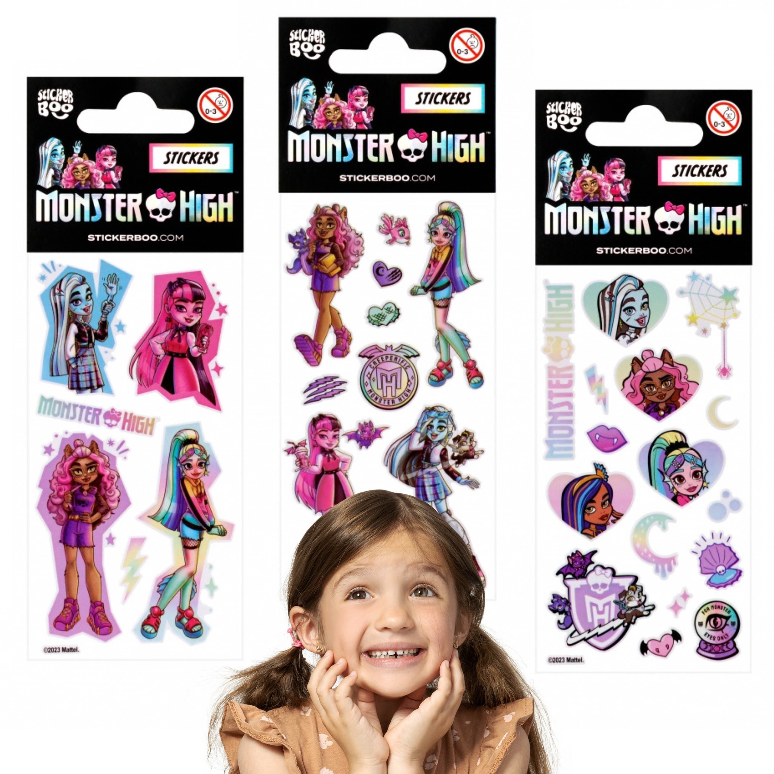 Sarcia.eu Stickerbuch Monster High Sticker Set,