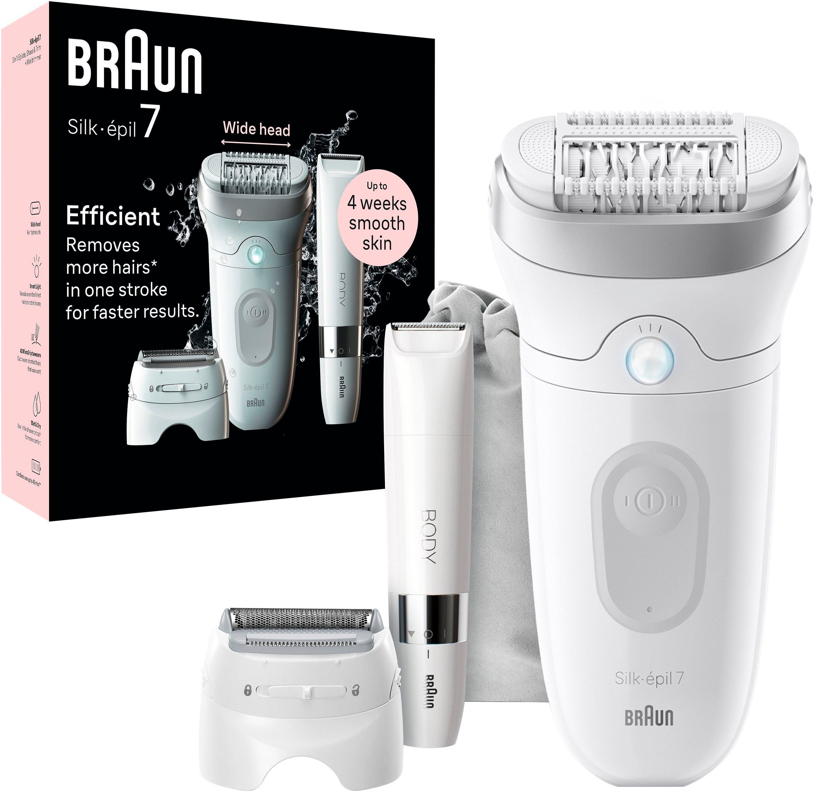 Braun Epilierer Silk-épil 7 7-441, Rasier-&