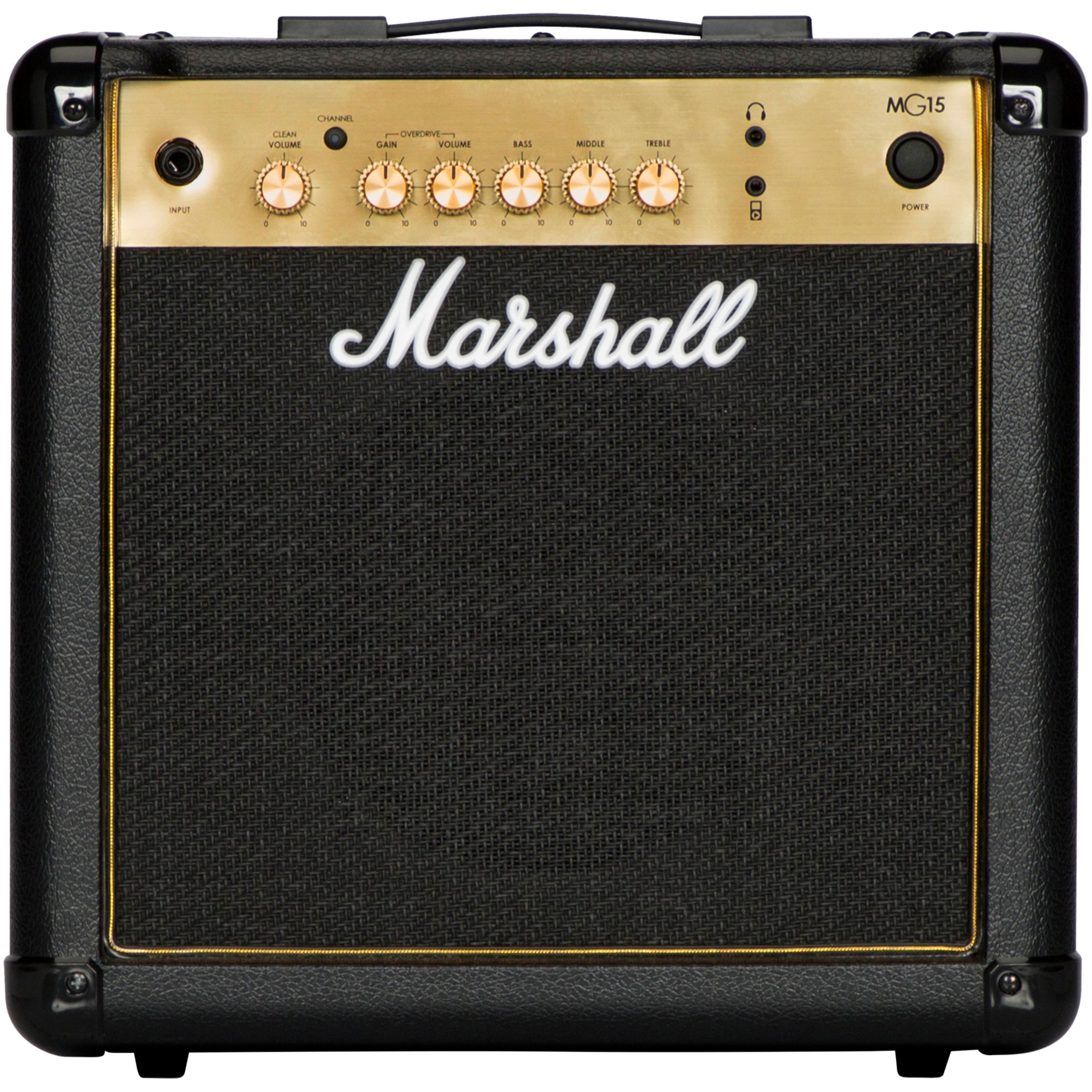 Marshall Verstärker (MG15G Black & Gold