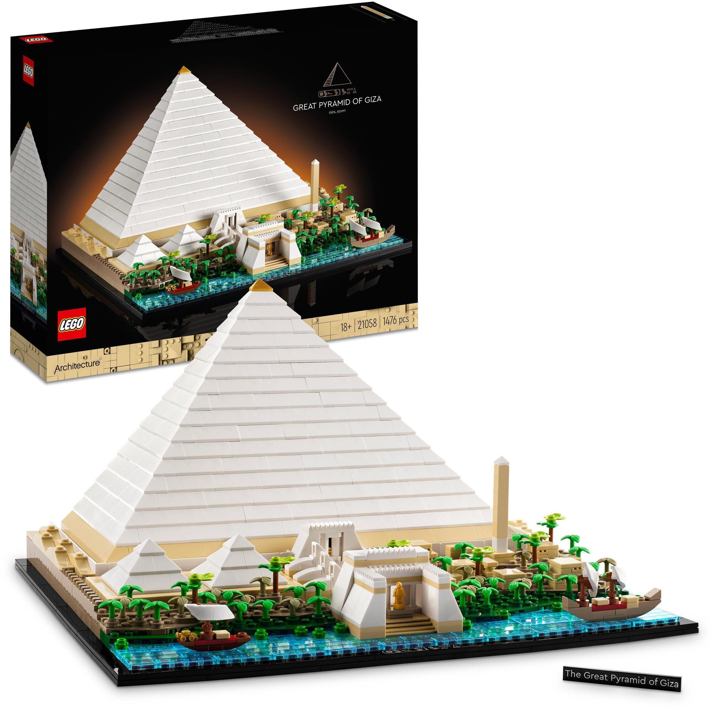 LEGO® Cheops-Pyramide (21058), LEGO® Architecture Konstruktionsspielsteine,