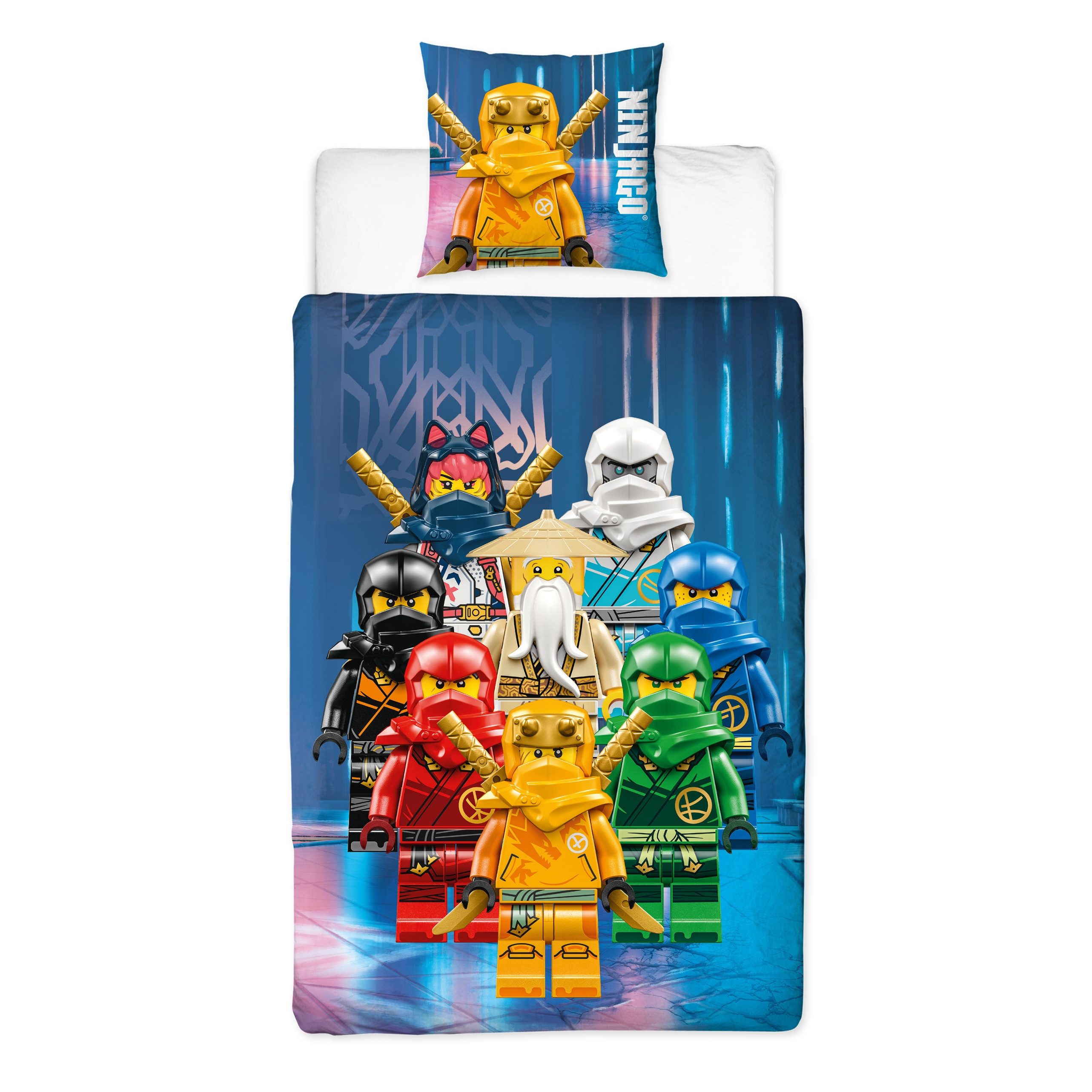 MTOnlinehandel Bettwäsche Lego Ninjago Team Power,