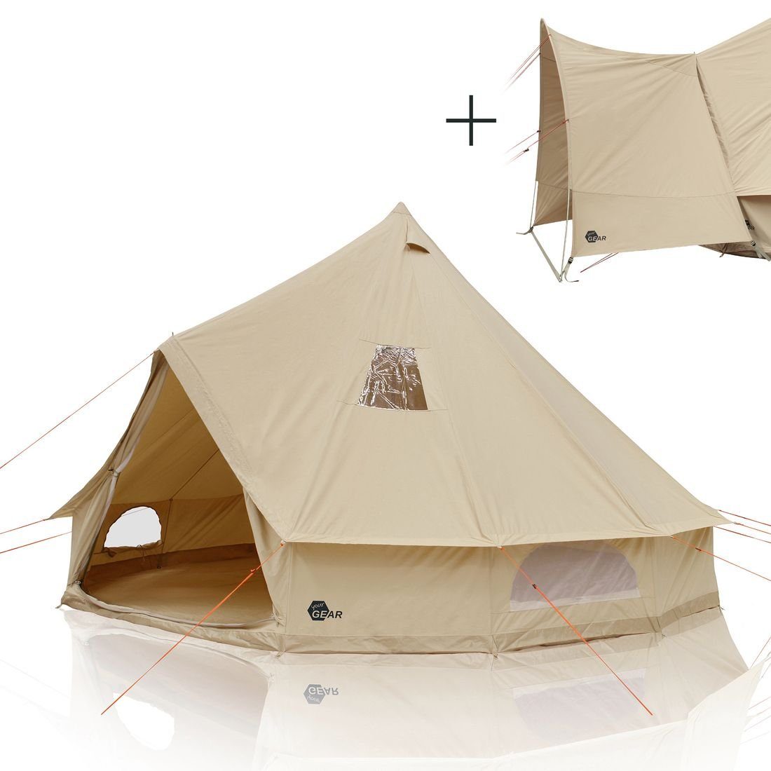 yourGEAR Tipi-Zelt yourGEAR Zelt Desert 8