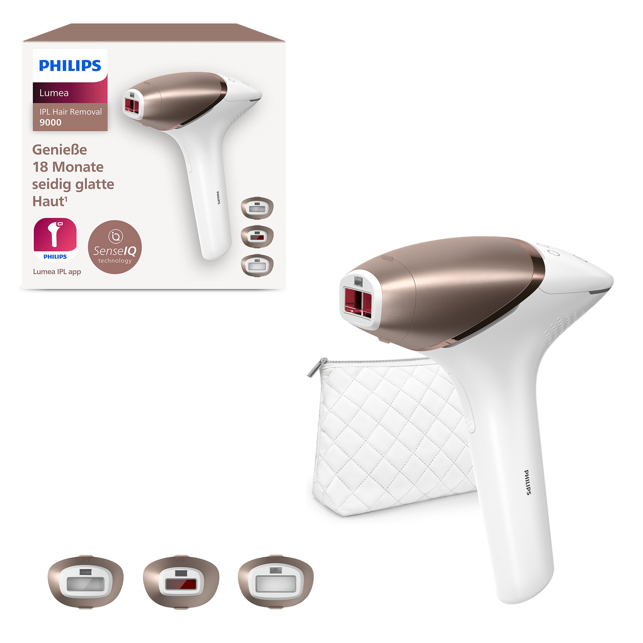 Philips IPL-Haarentferner Lumea S9000 BRI955/00, 450.000