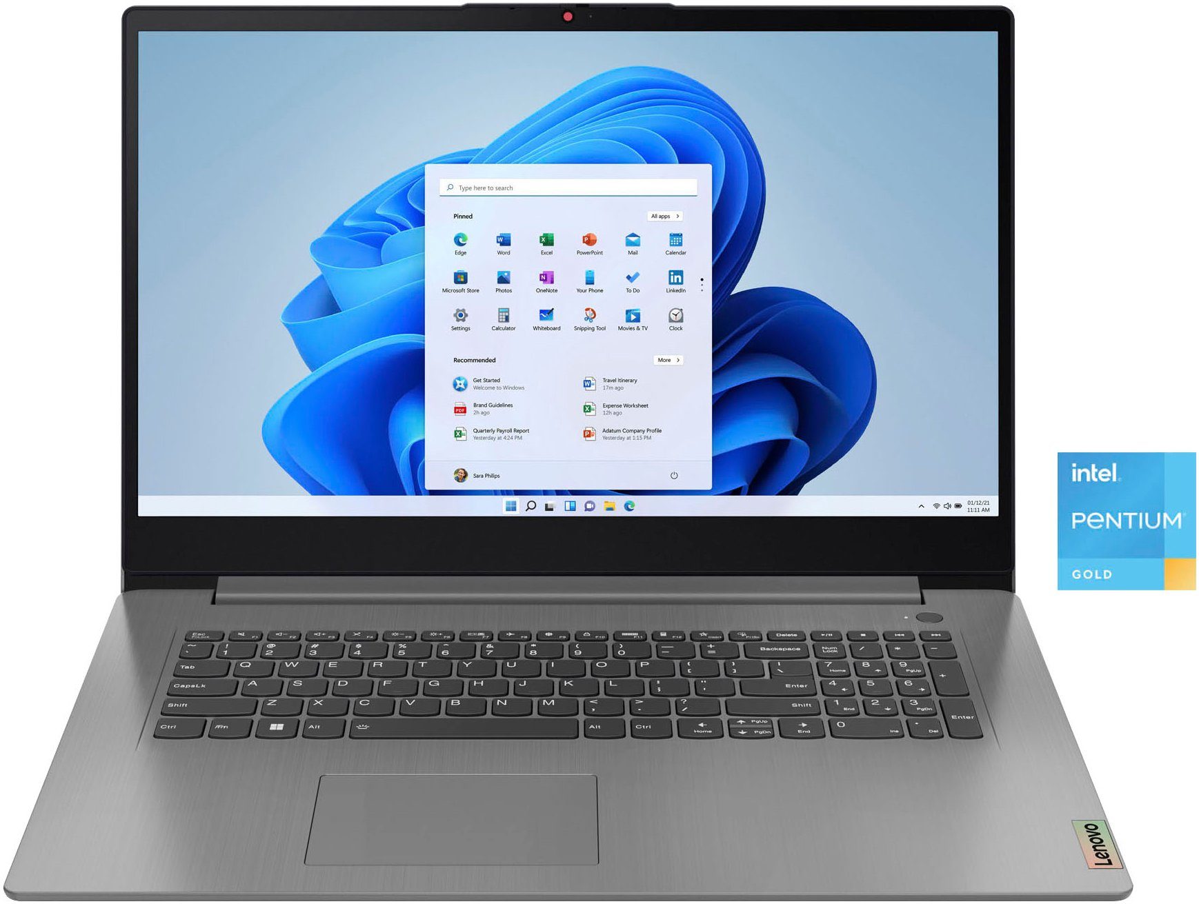 Lenovo IdeaPad 3 17IAU7 Notebook (43,94