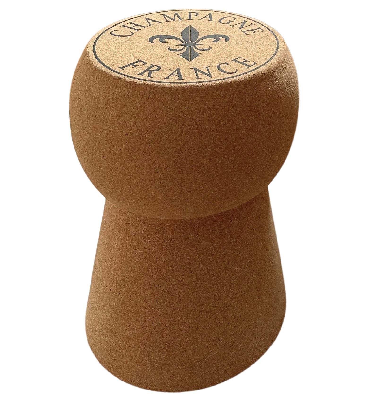 Libaro Sitzhocker rund CORKY Champagner-Korken Hocker