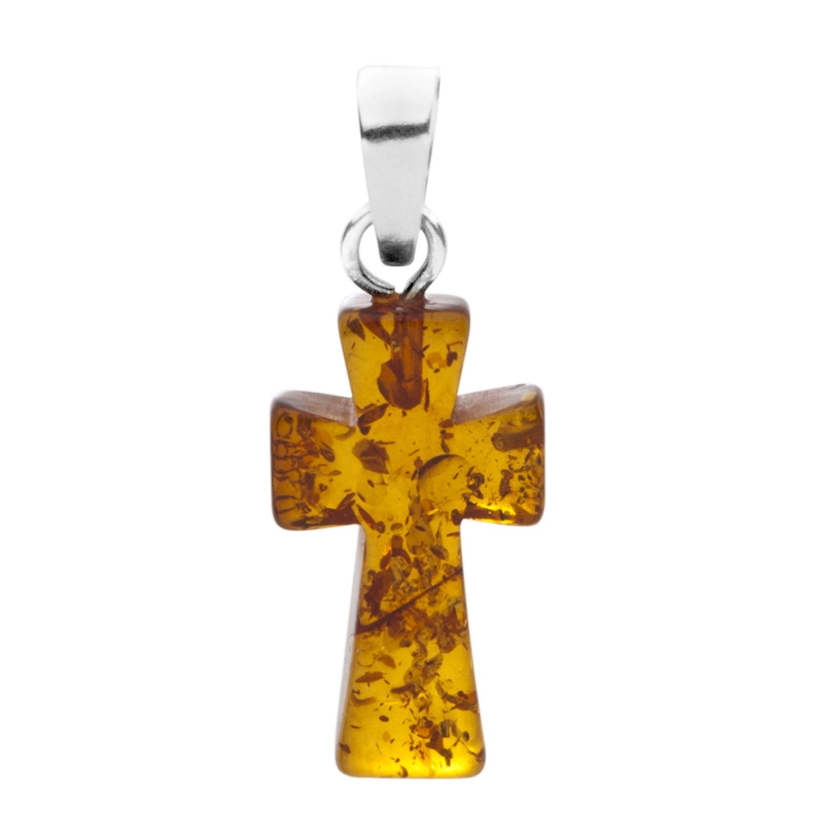 OSTSEE-SCHMUCK Kettenanhänger Ostsee-Schmuck Anhänger Kreuz 28