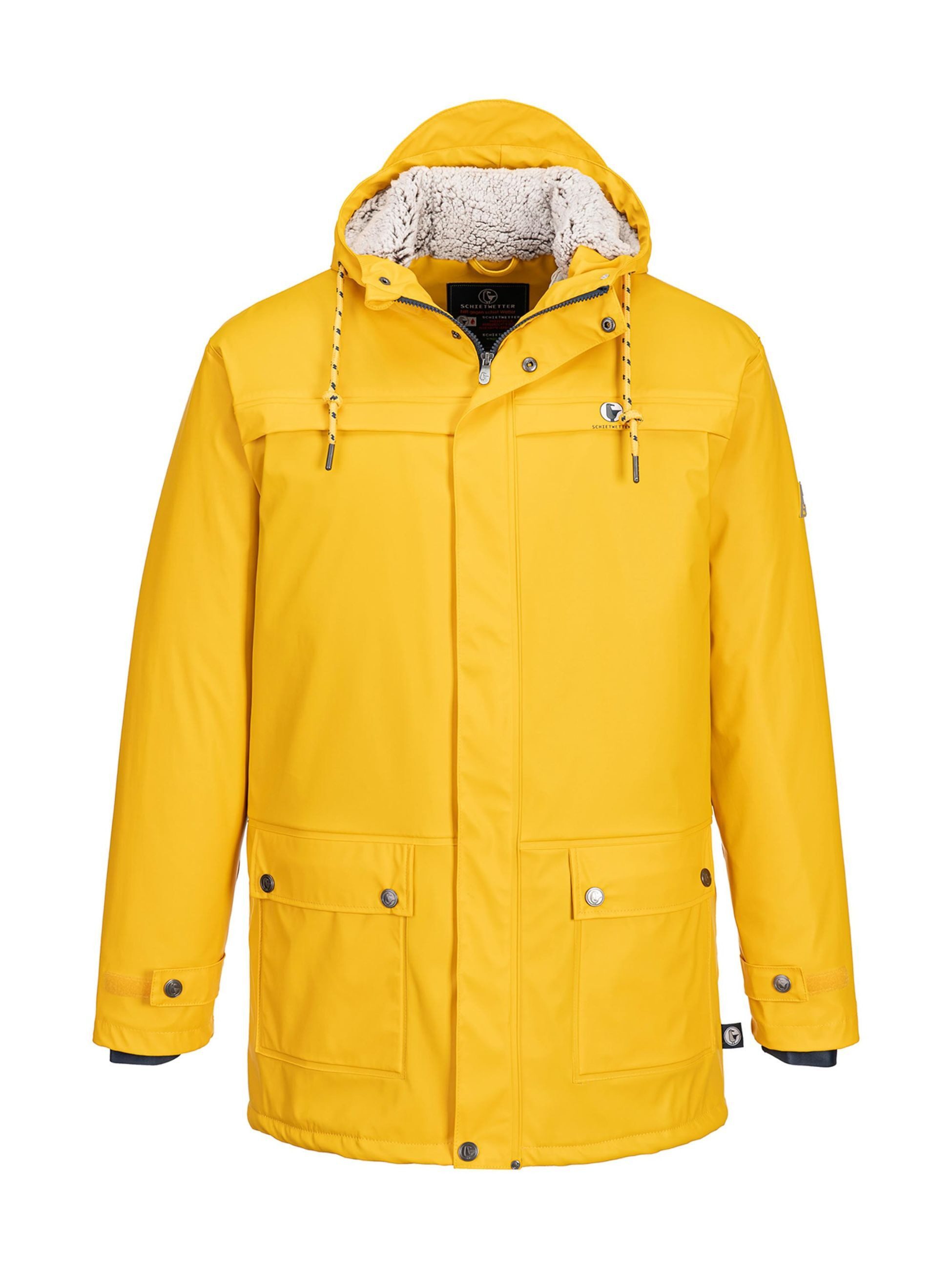 Schietwetter Regenjacke Herren Regenjacke gefüttert verschweißte