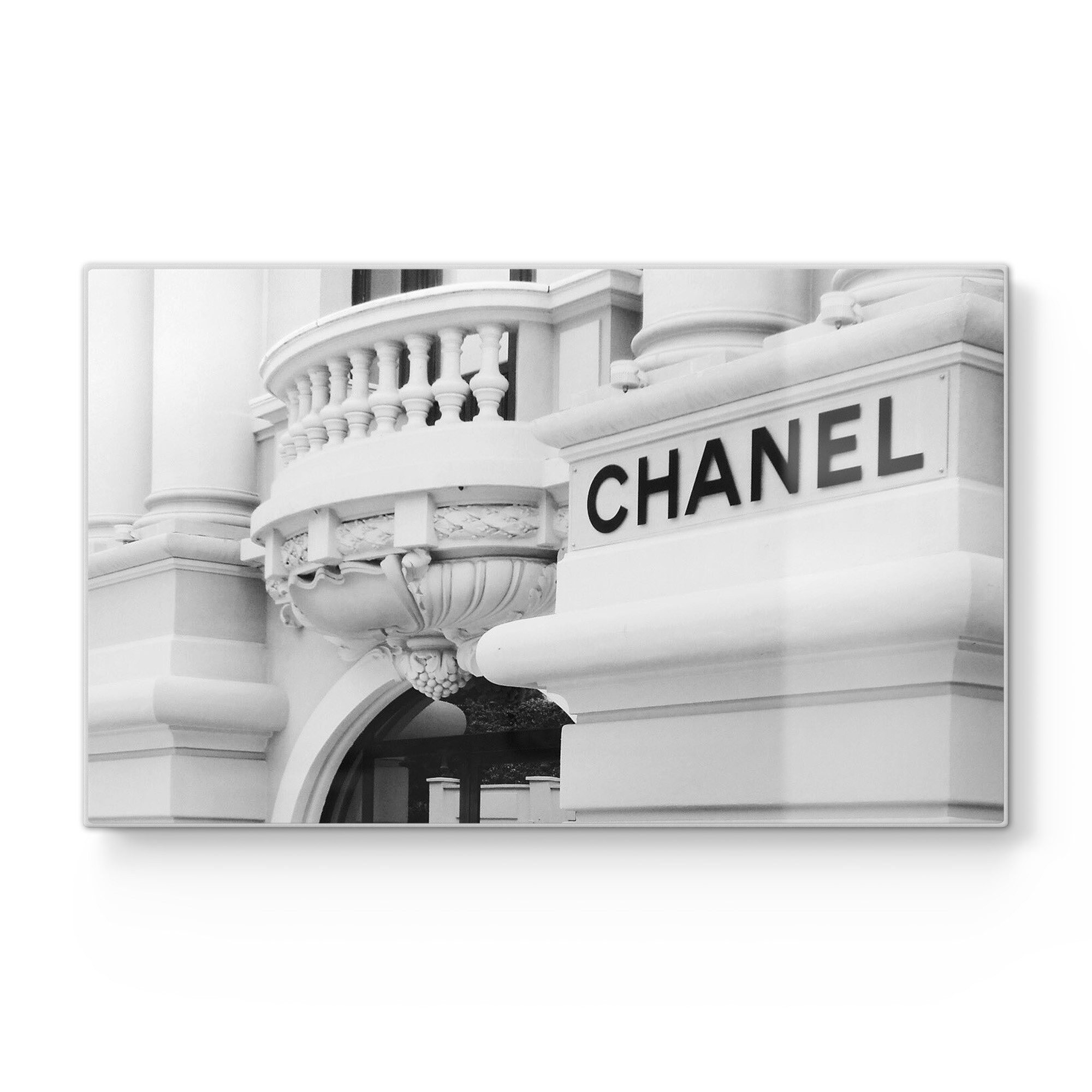 DEQORI Schneidebrett 'Chanel Eleganz', Glas, Platte