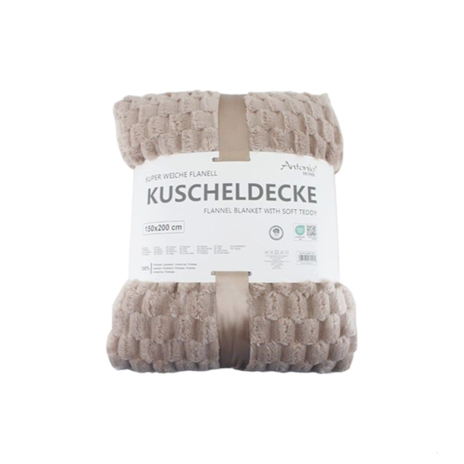 Wohndecke Premium Kuscheldecke » Waffeloptik Wohndecke,