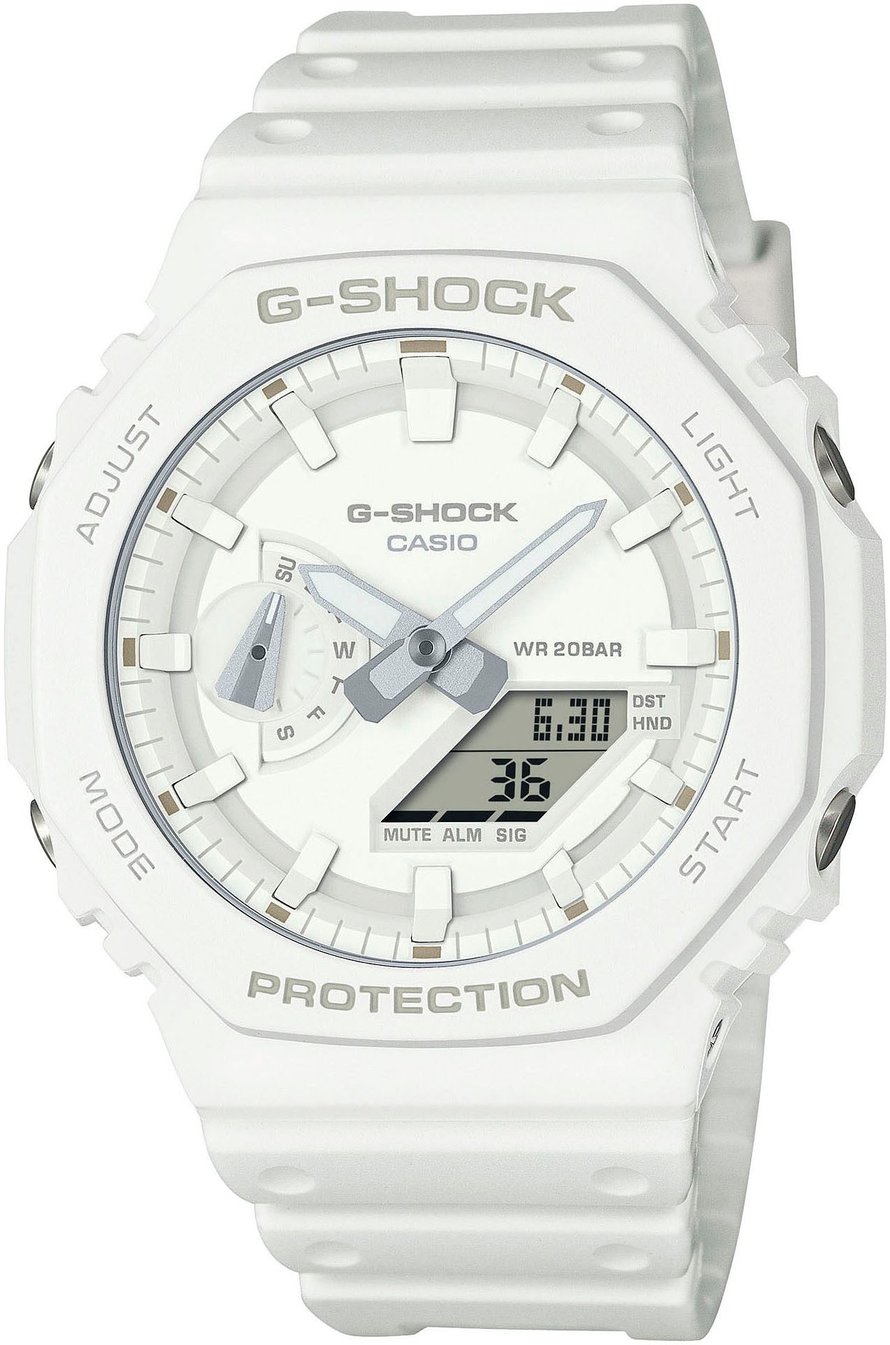 CASIO G-SHOCK Chronograph GA-2100-7A7ER, Quarzuhr,Armbanduhr,Herrenuhr,digital, bis